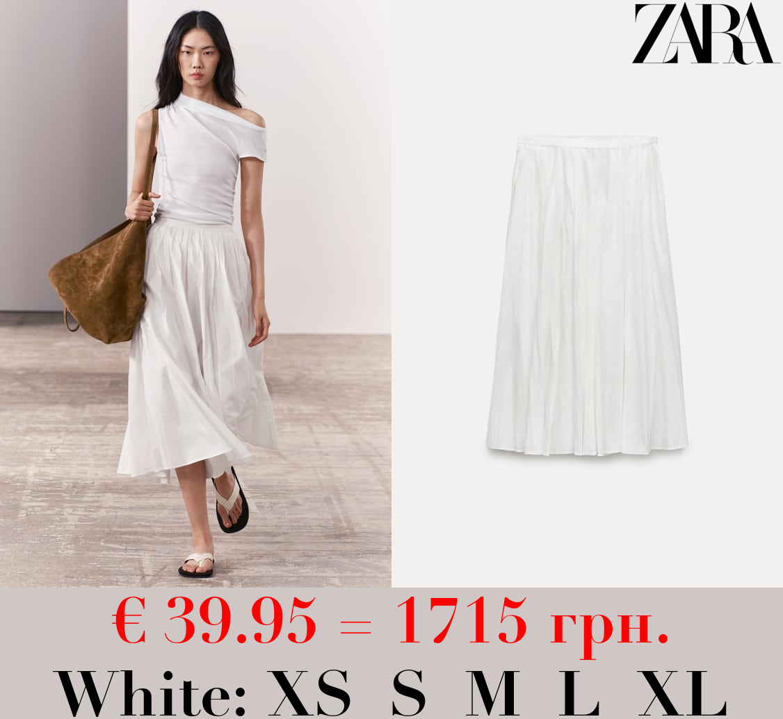 ZW COLLECTION FLARED MIDI SKIRT