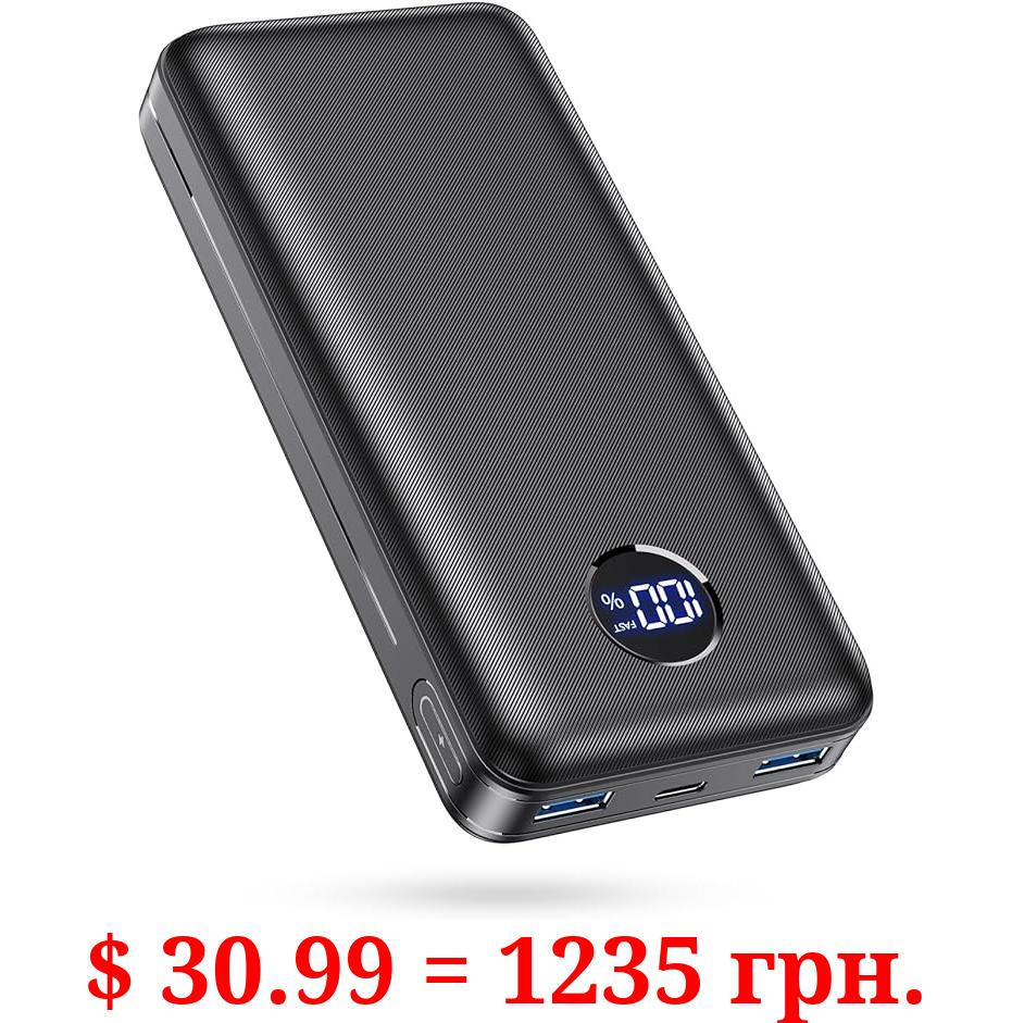 IAPOS Portable Charger 40000mah Power Bank, USB-C (22.5W) Fast Charging Battery Pack Cell Phone Charger for iPhone 15/14/13 Series, Android Samsung Galaxy, for Travel Camping - Black