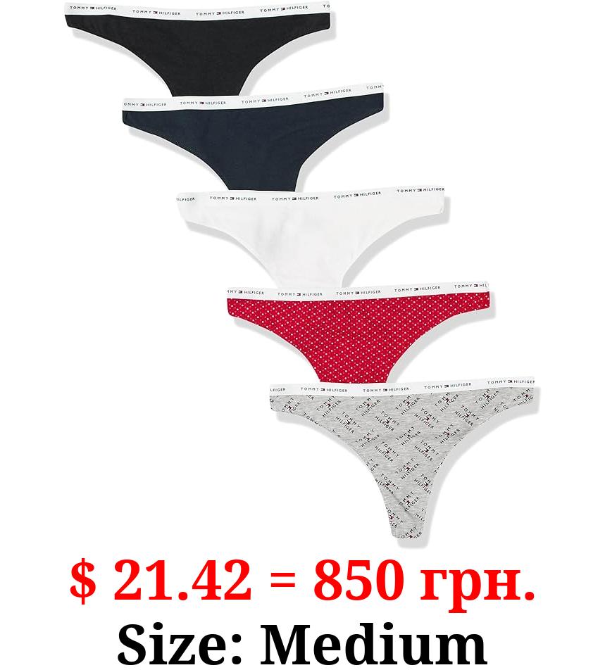 Tommy Hilfiger Women's Cotton Thong Underwear