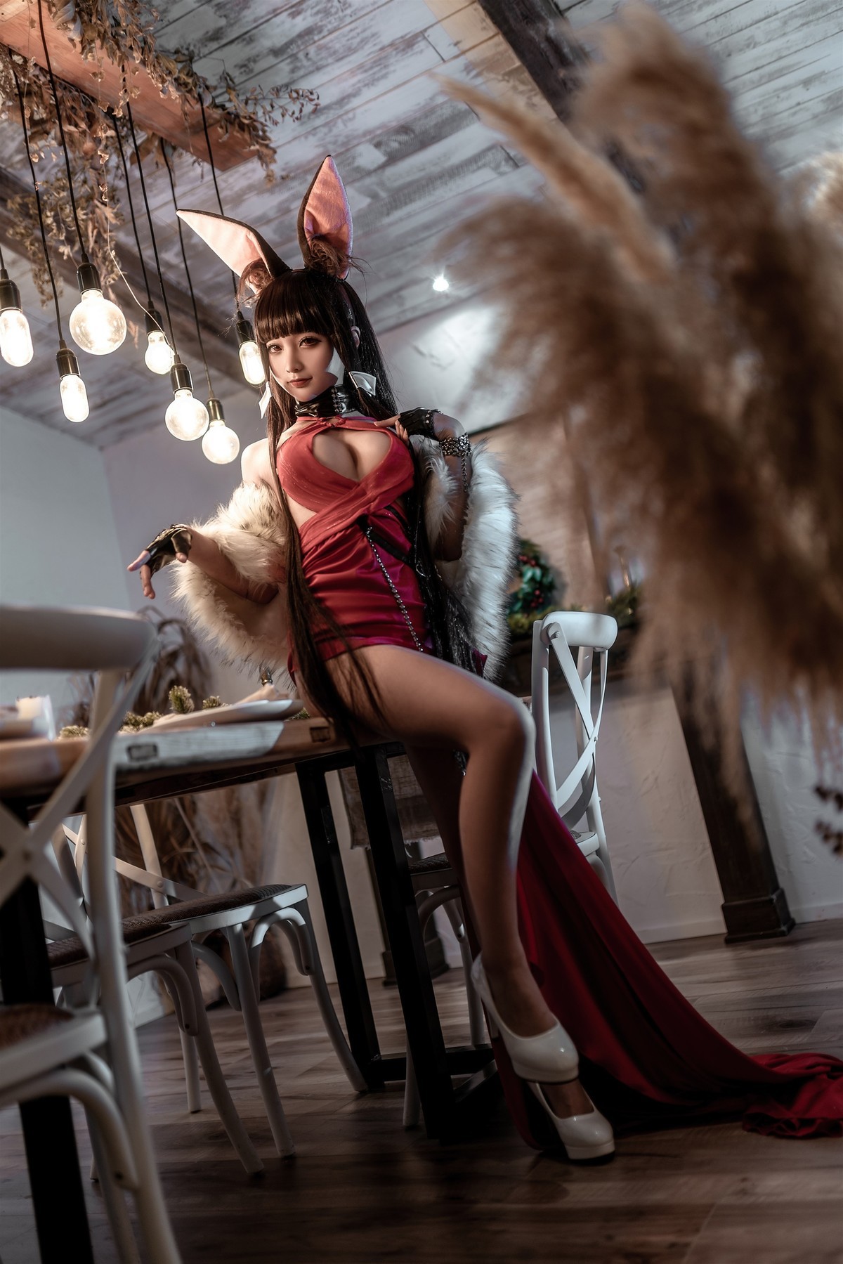 Cosplay 蠢沫沫Chunmomo Akagi Ruby Laced 10