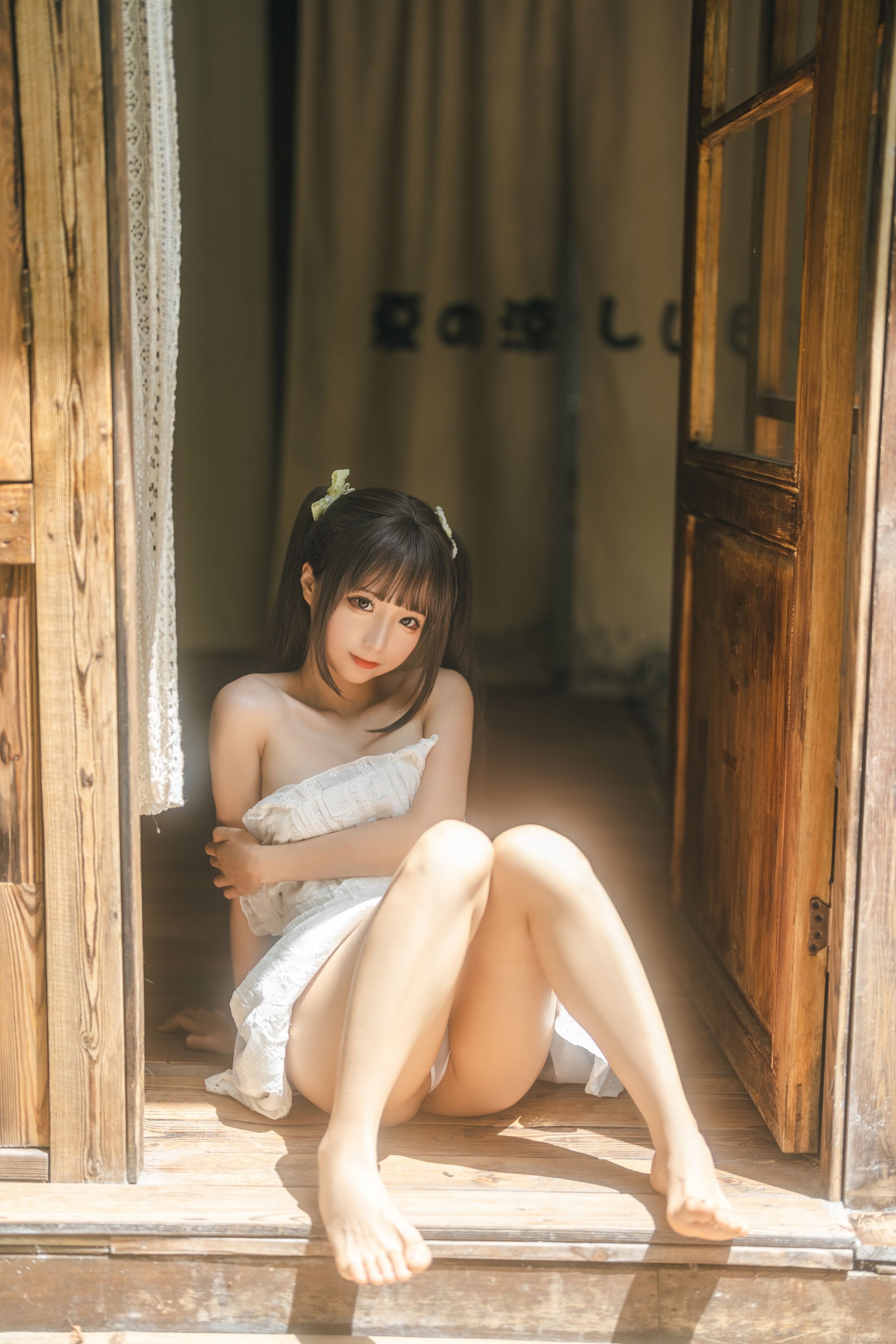 蠢沫沫 - 白吊带 绅士版 115P 36