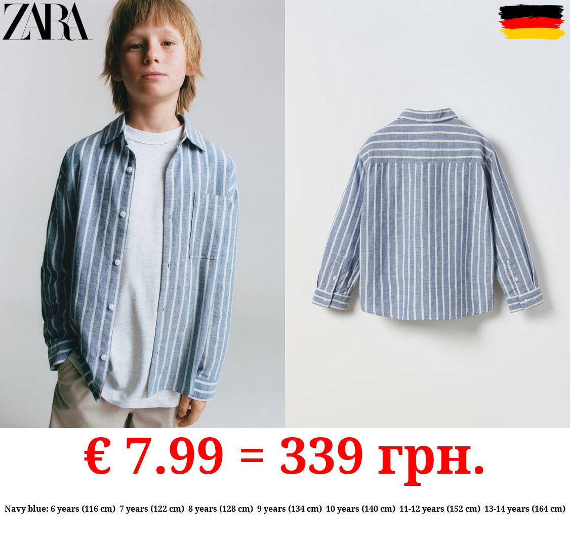 STRIPED SHIRT WITH POCKET