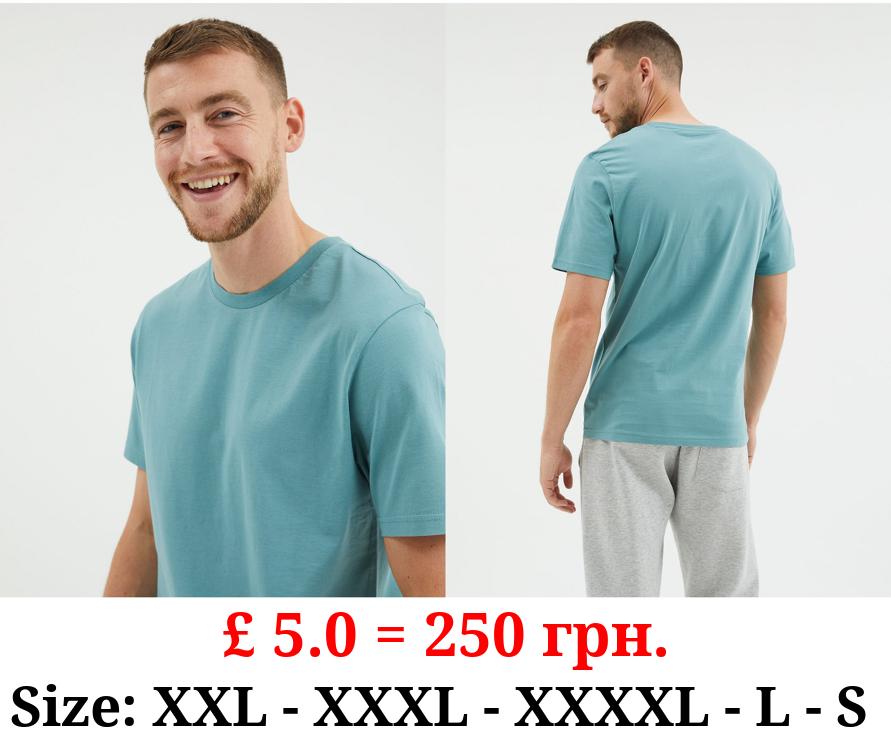 Teal Crew Neck T-Shirt