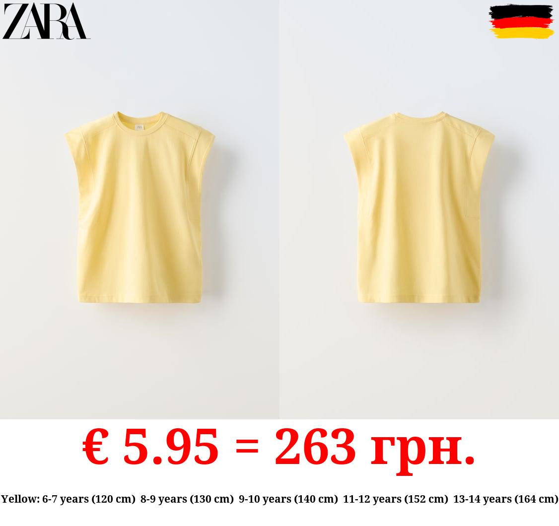 PLAIN T-SHIRT WITH TAB