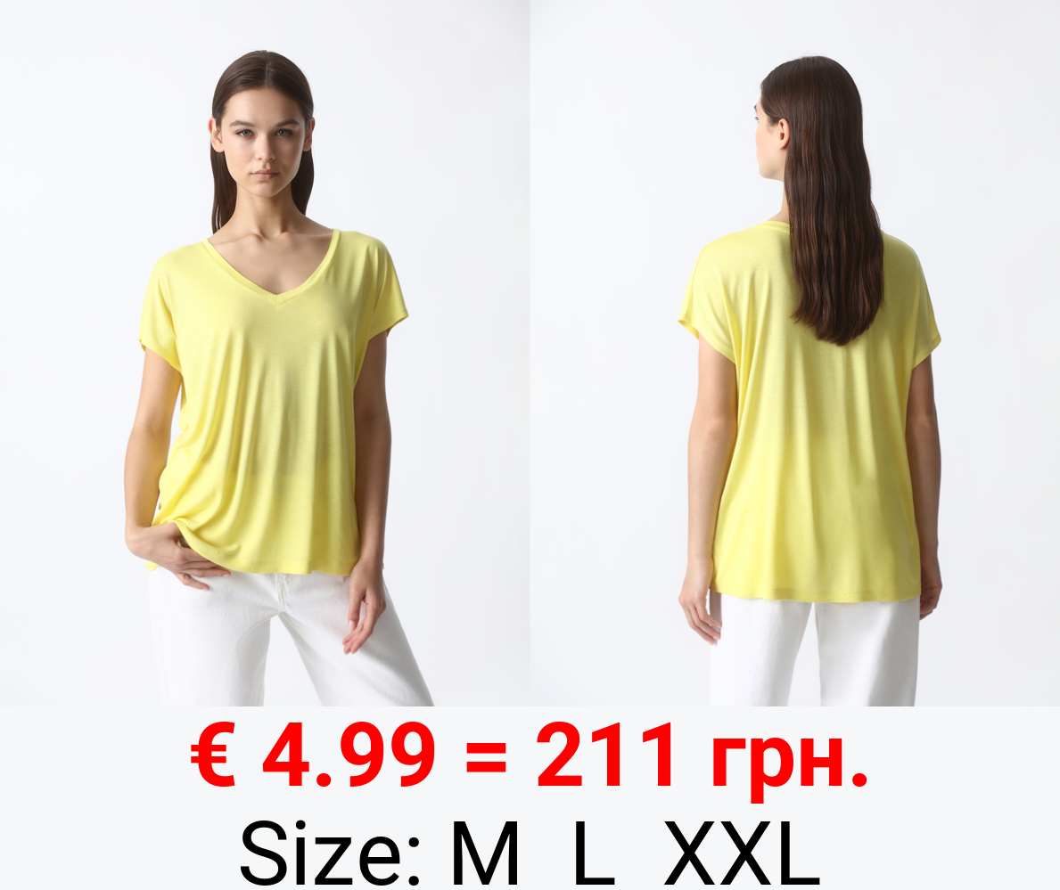 Flowing short sleeve T-shirt