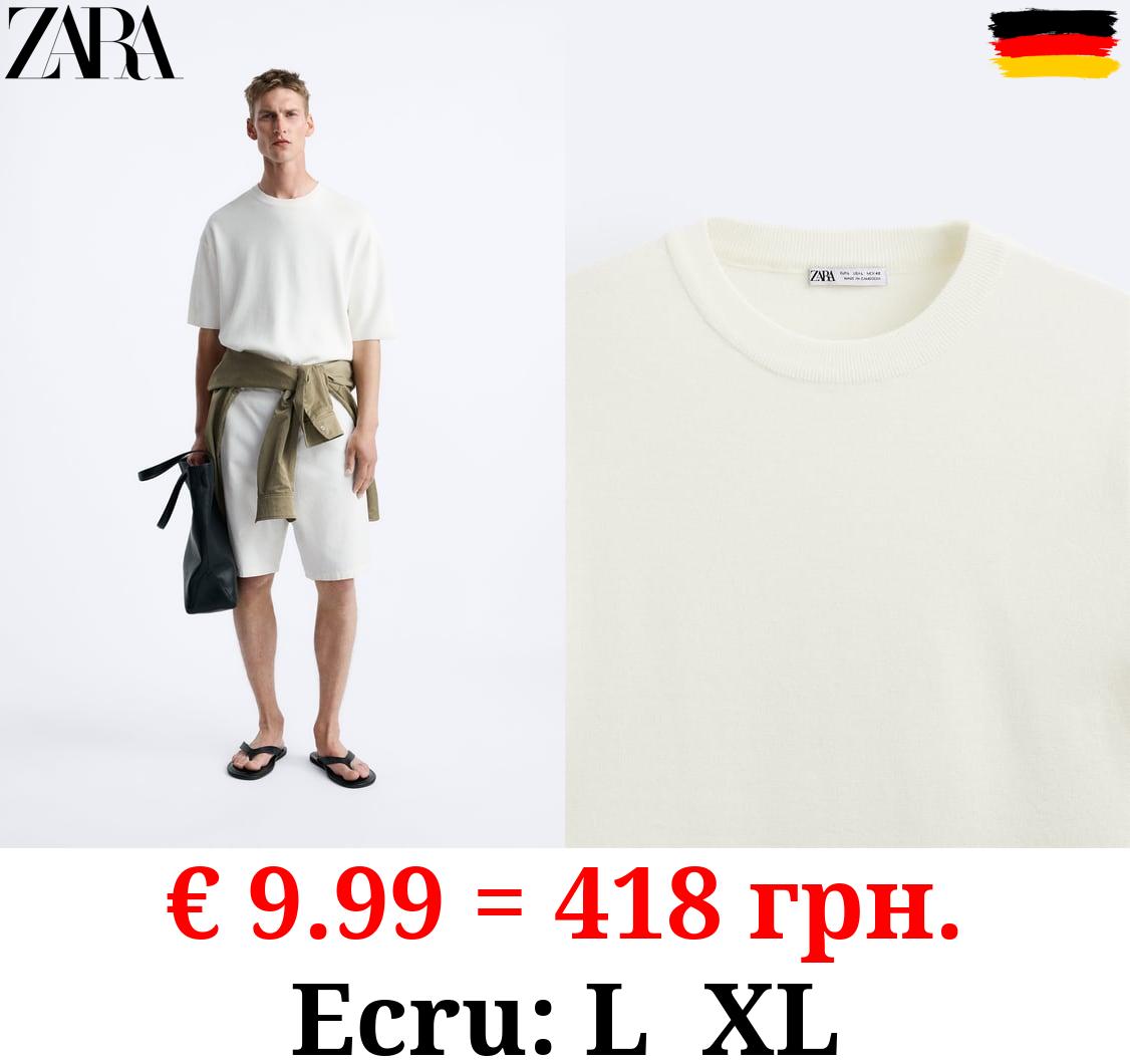 KNIT OVERSIZE T-SHIRT