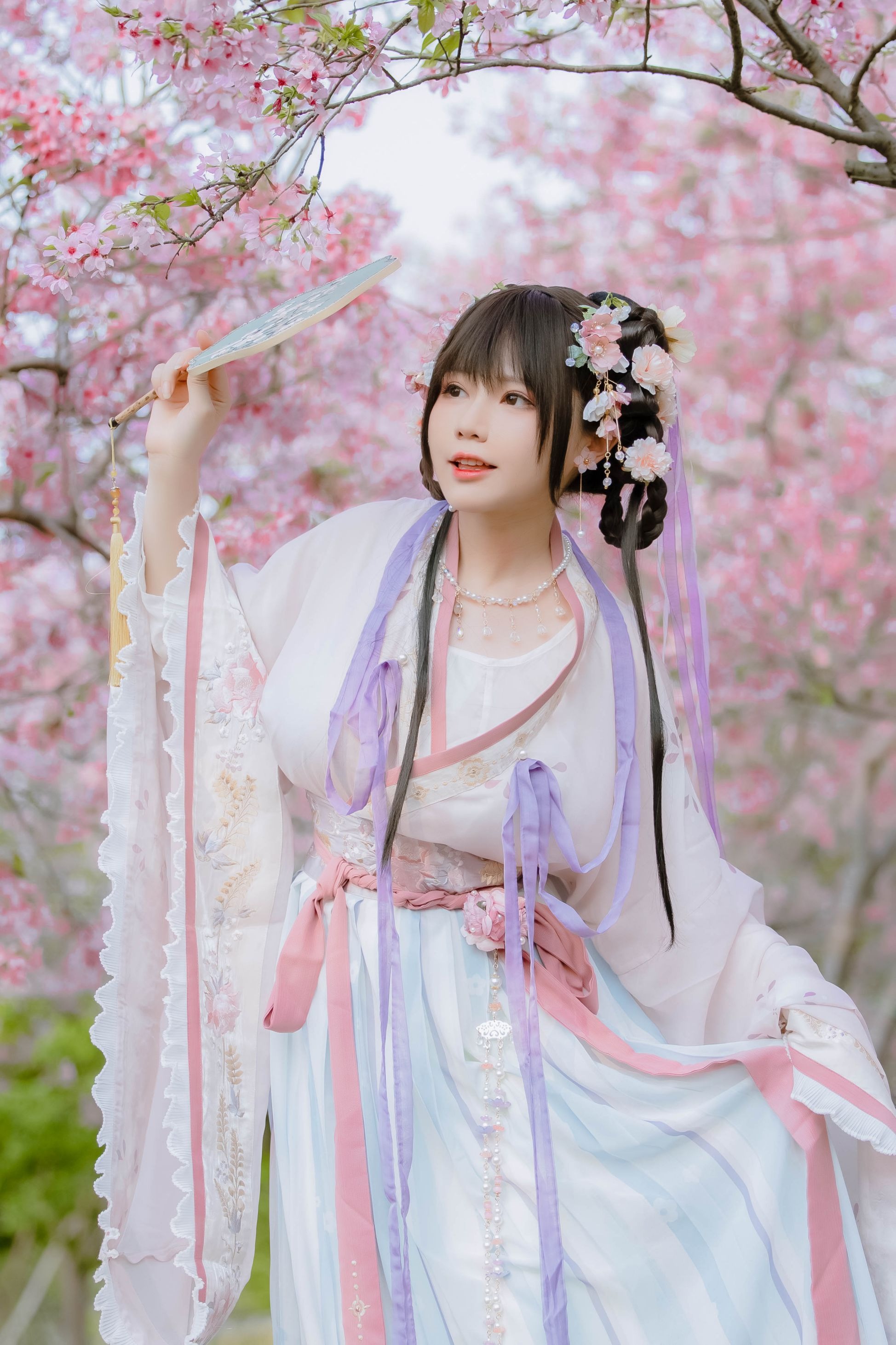 喵子Nyako - 樱花汉服 花神祈愿 [52P-219MB] 3