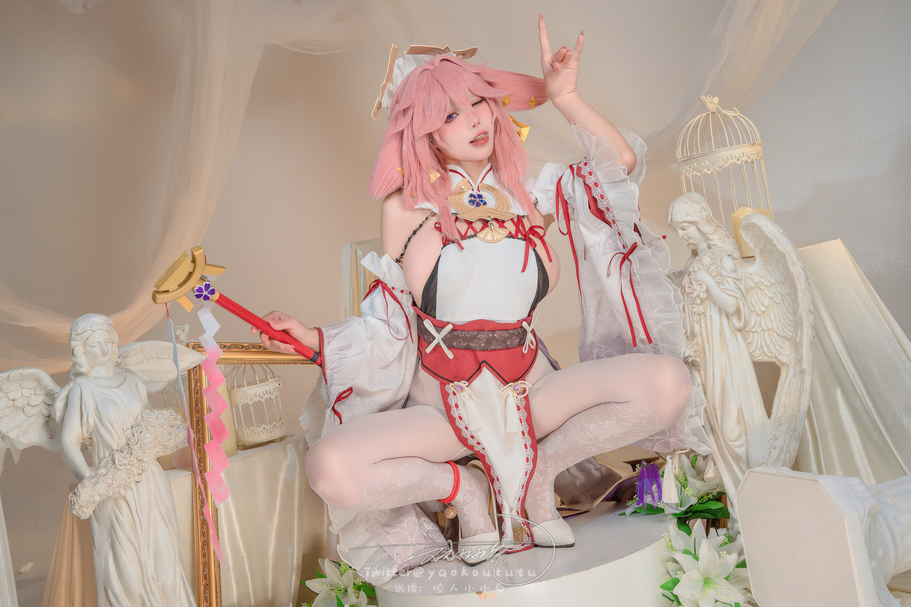 Cosplay 黏黏团子兔 春江水暖 神子贺岁 Set.01 21