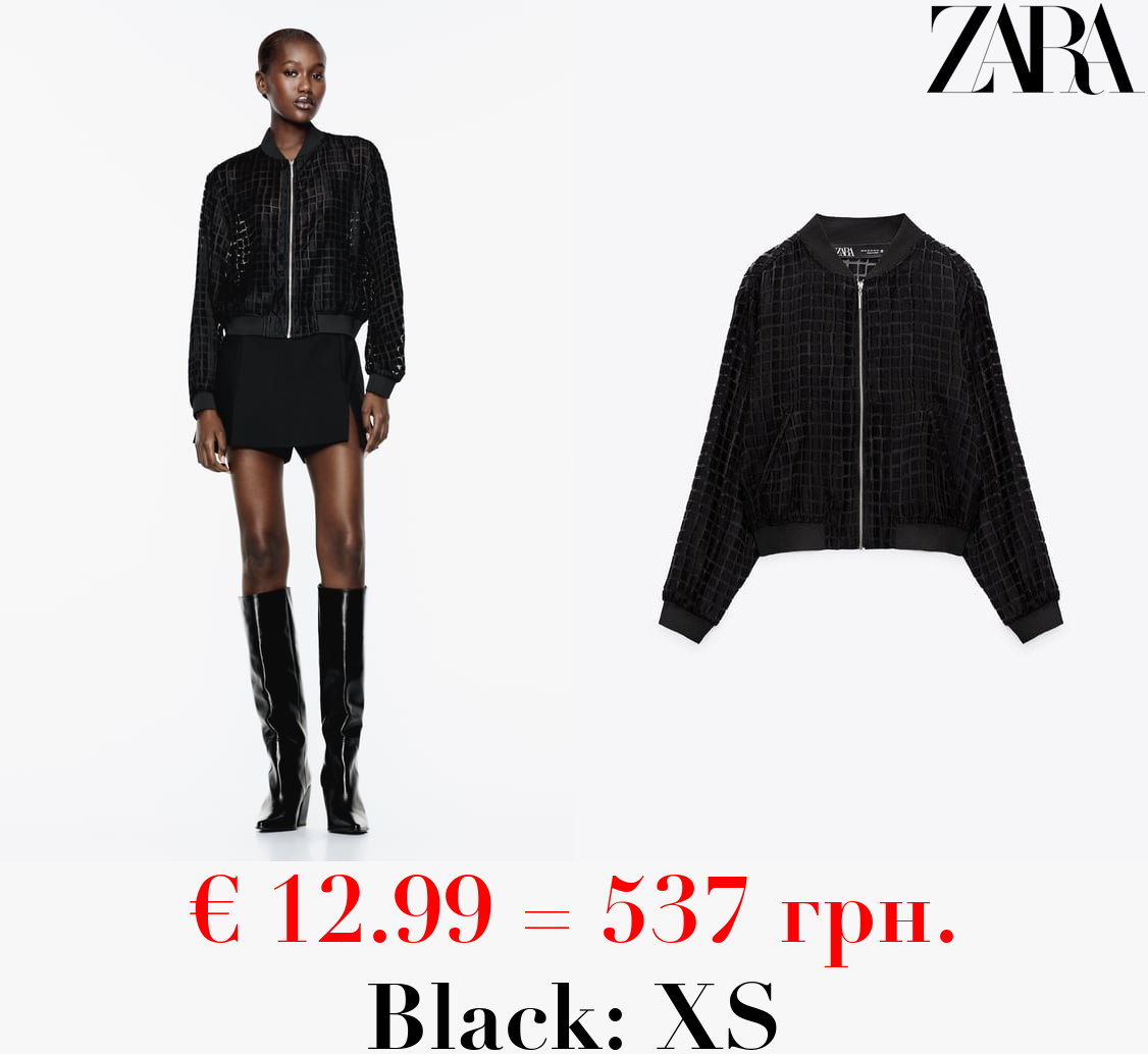 ORGANZA BOMBER JACKET