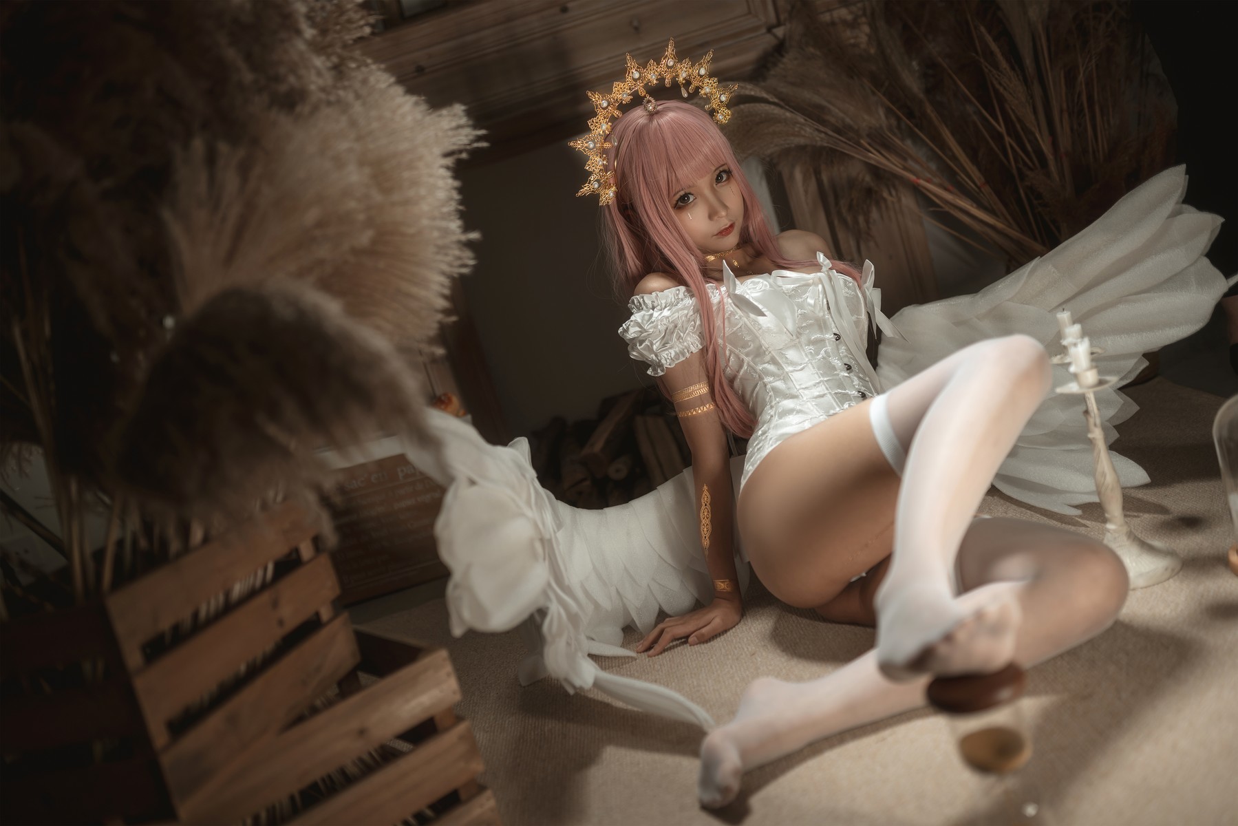 Cosplay 蠢沫沫Chunmomo 沫沫真爱版 天使本-圣天使 24