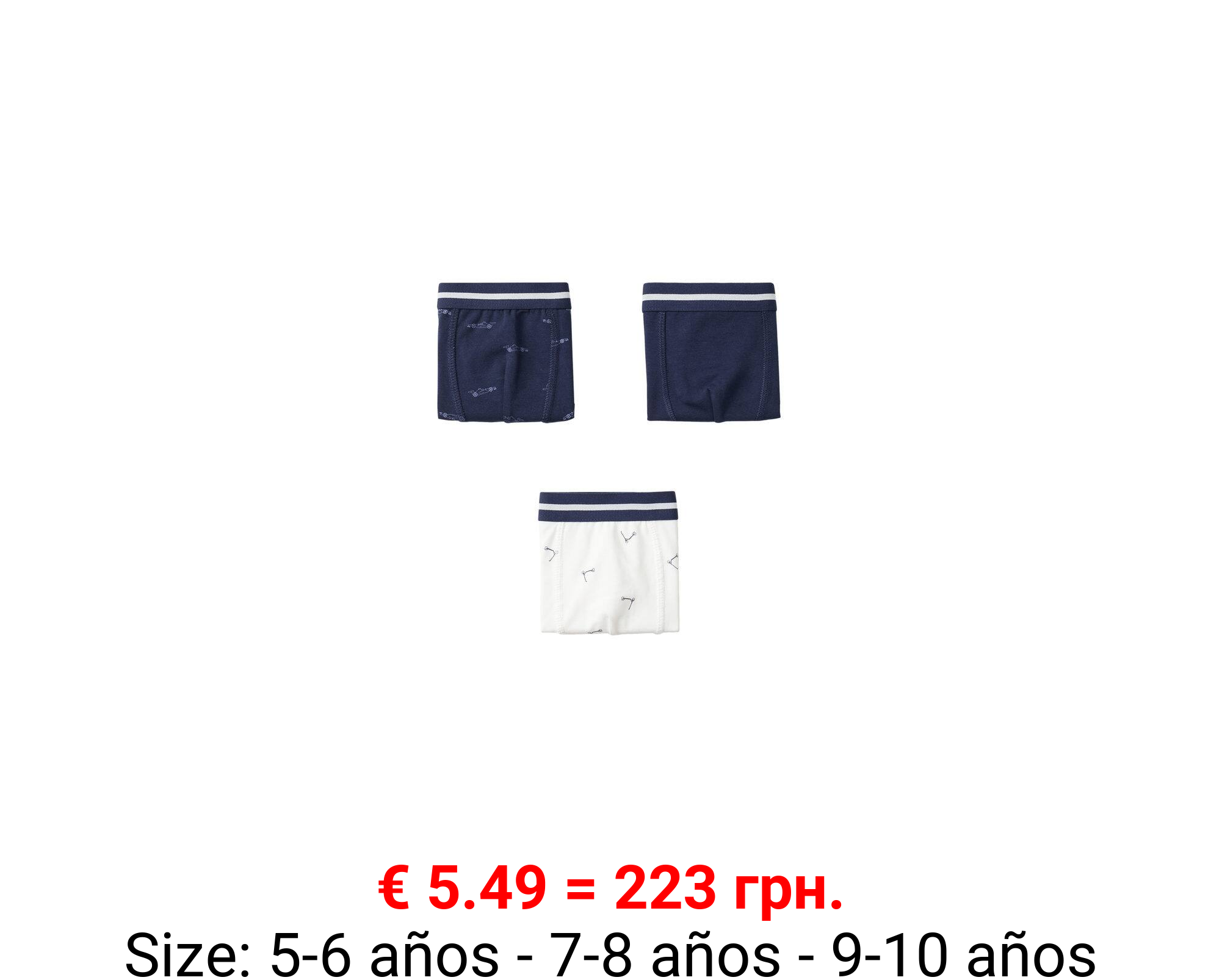 Pack 3 bóxers combinados