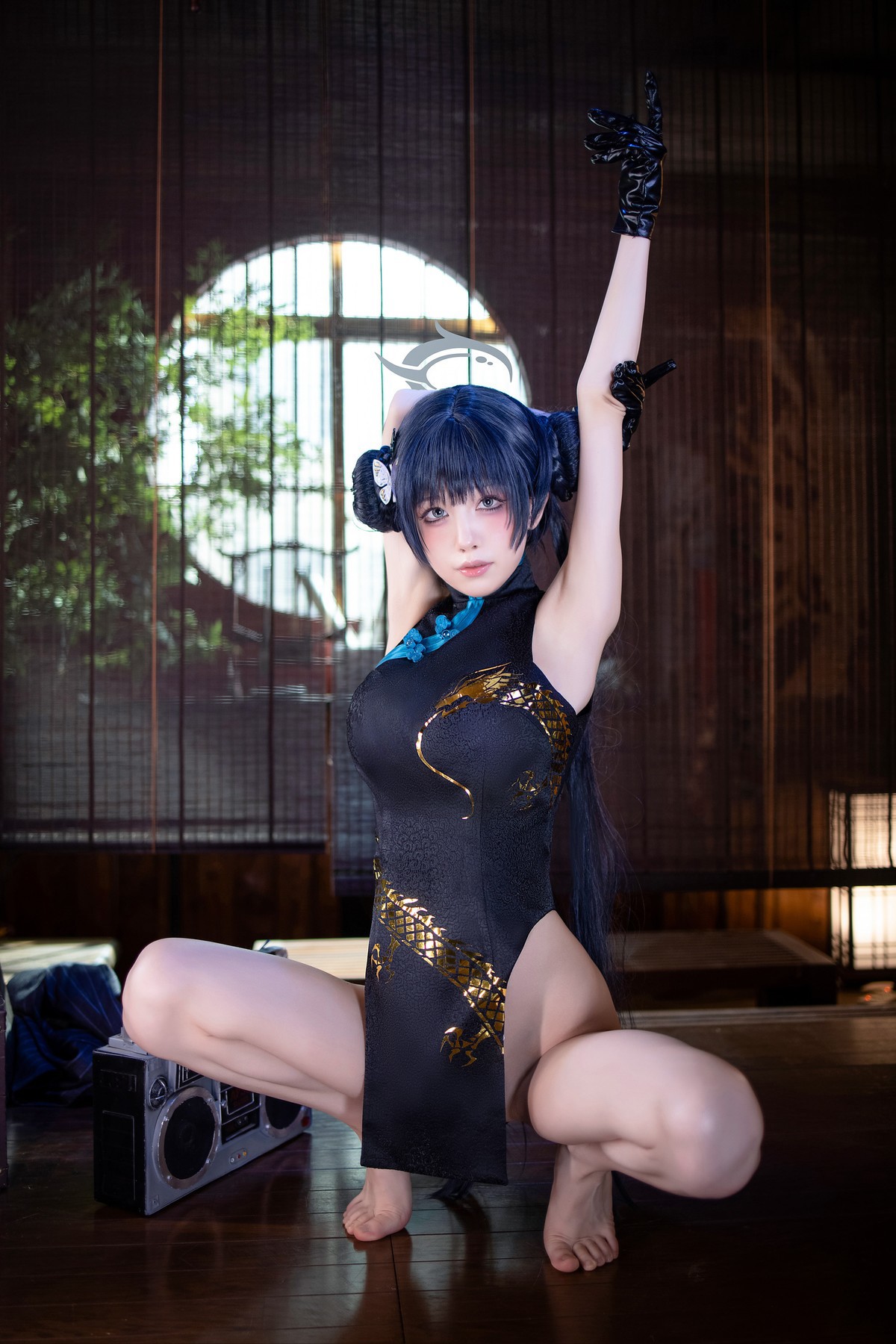 Cosplay 水淼Aqua 碧蓝档案 妃咲 Set.01 16