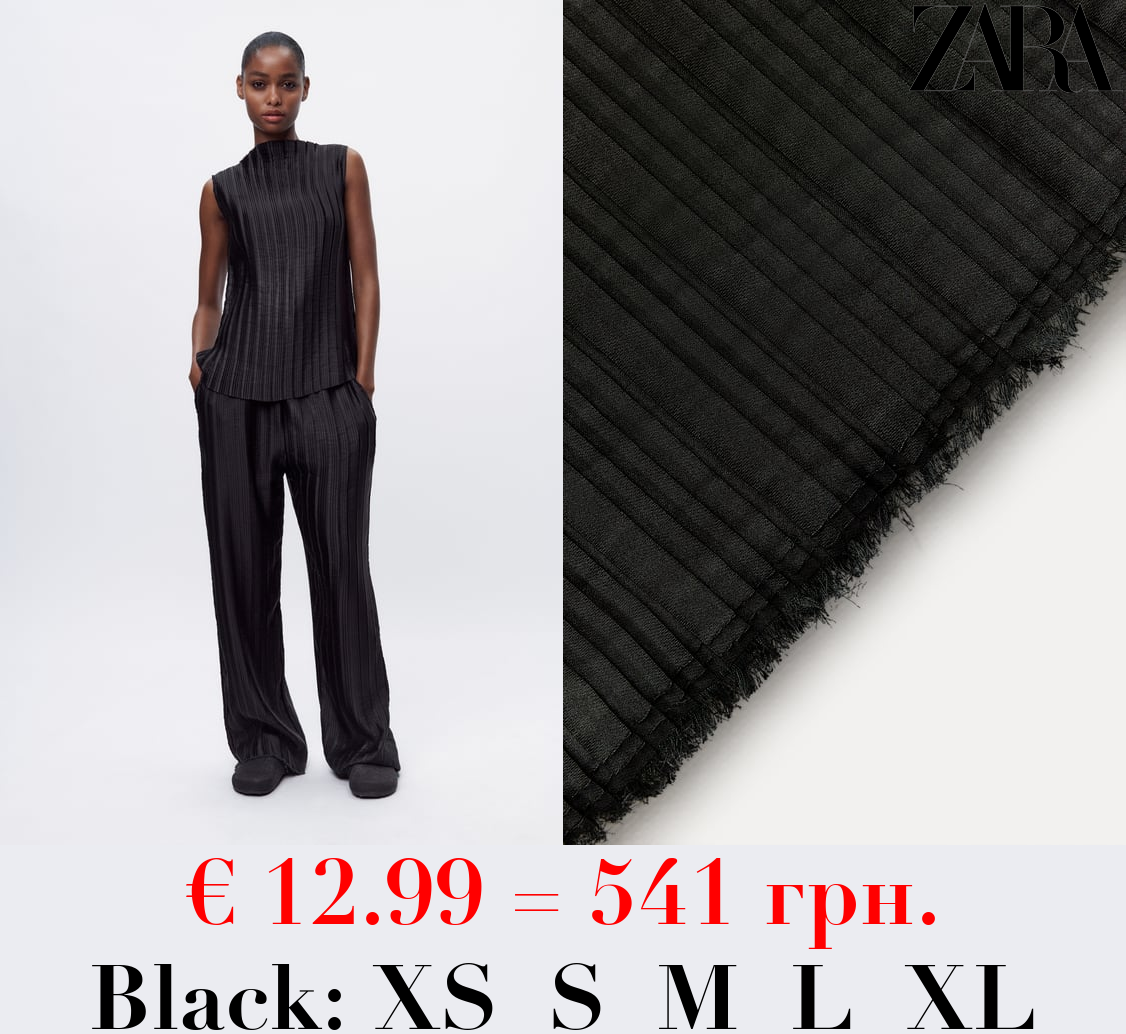 ZW COLLECTION PLEATED TROUSERS