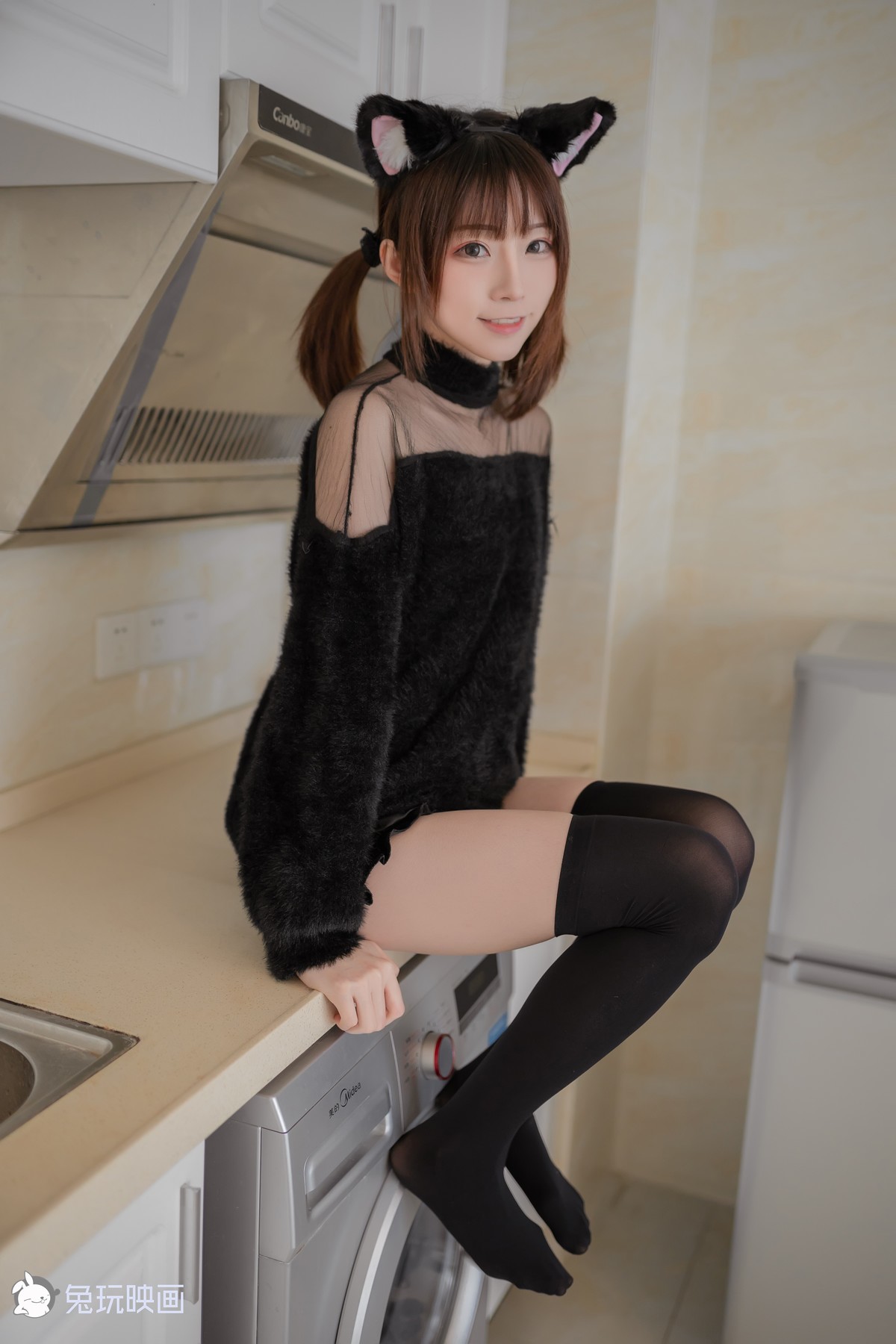 Cosplay 兔玩映画 黑喵 10