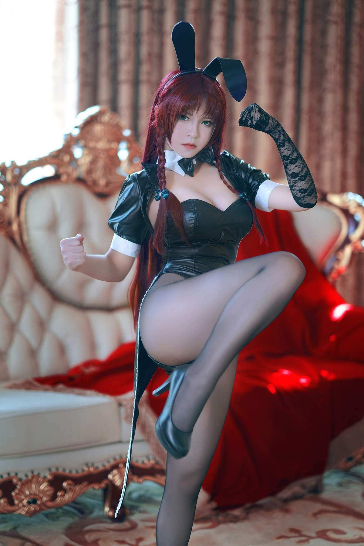 Cosplay 半半子Banbanko 索索 Sophia 红美铃 十六夜咲夜 20