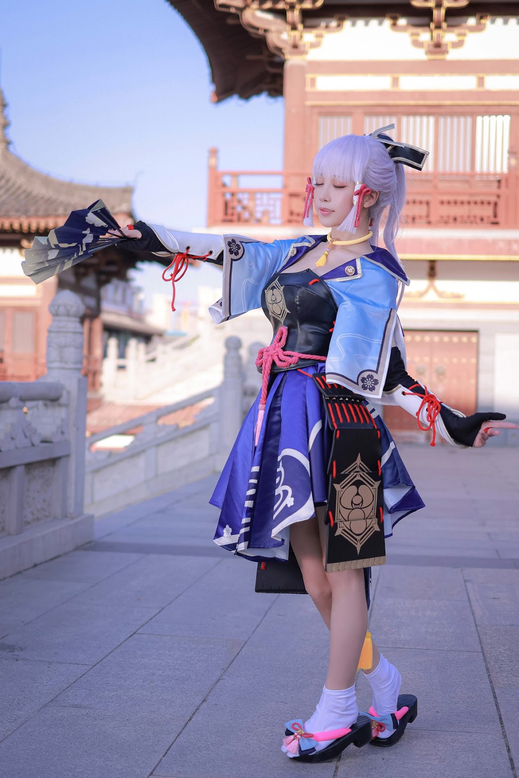 Cosplay 水淼Aqua 神里綾華 Kamisato Ayaka 12