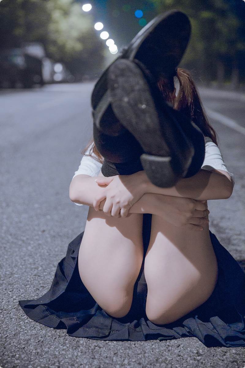 [福利姬]小鸟酱 - pure black outdoor [42P+2V] 14