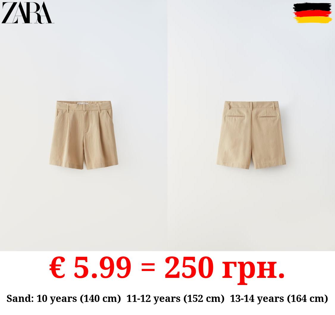 DARTED BERMUDA SHORTS