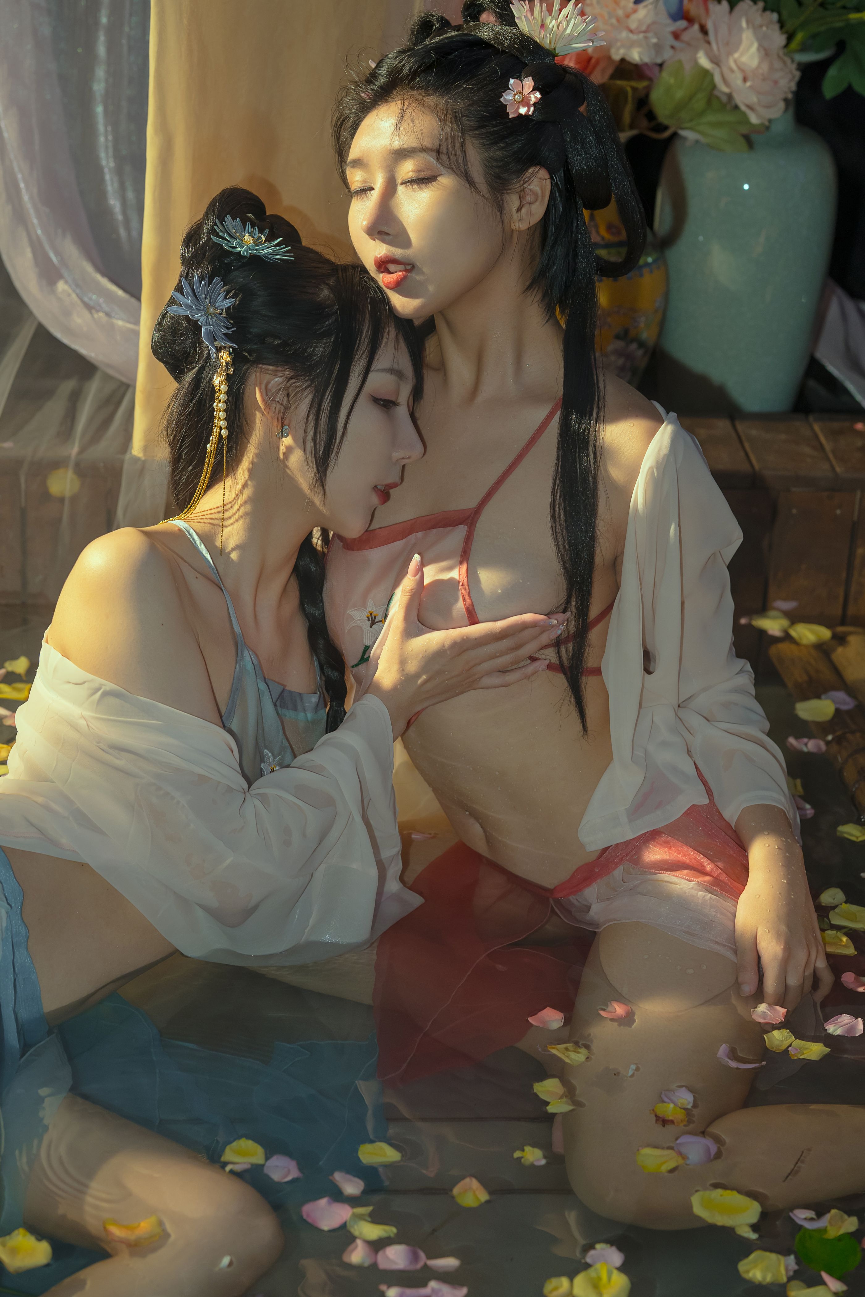 云溪溪 奶桃桃&予十七水池 20