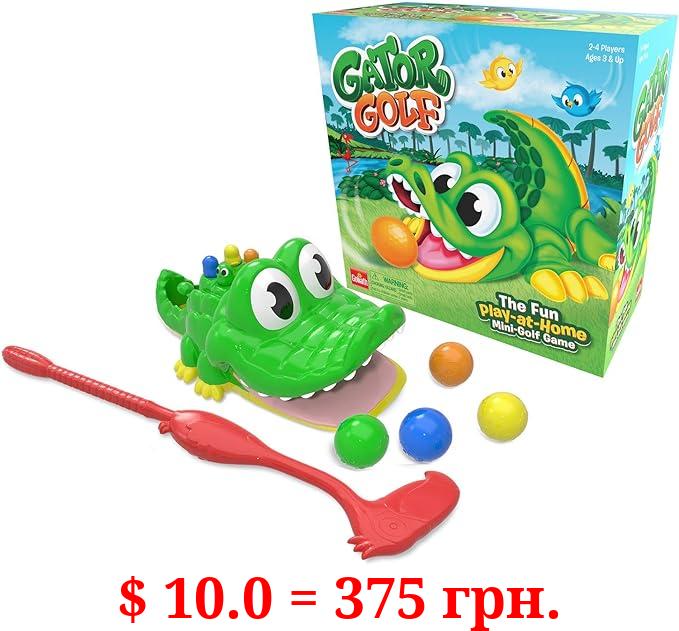 Gator Golf - Putt The Ball into The Gator's Mouth to Score Game by Goliath, Single, Gator Golf, 27 x 27 x 12.5 cm for age 3+ years