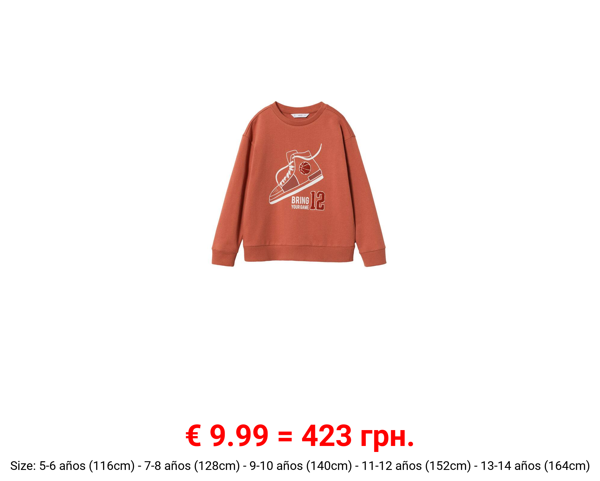 Sudadera algodón dibujo