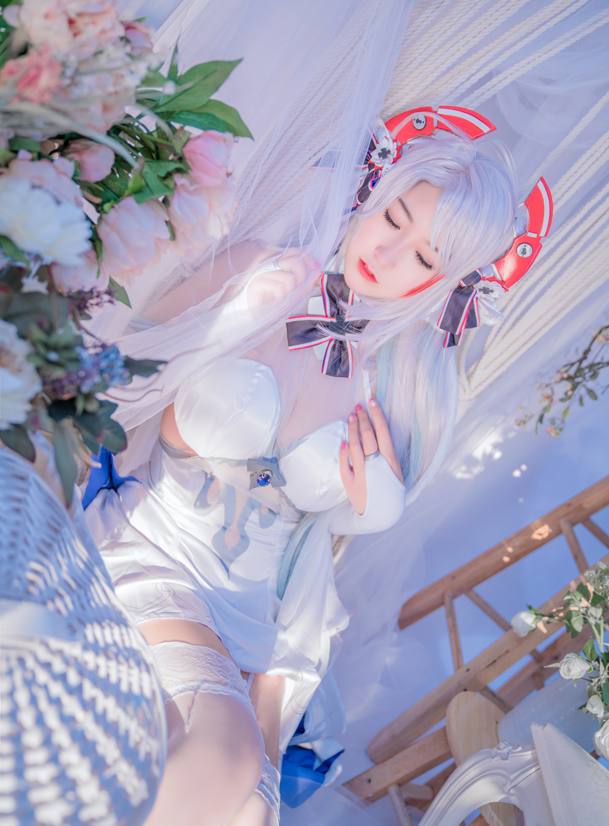 Cosplay 猫九酱Sakura 碧蓝誓约 Set.01 15