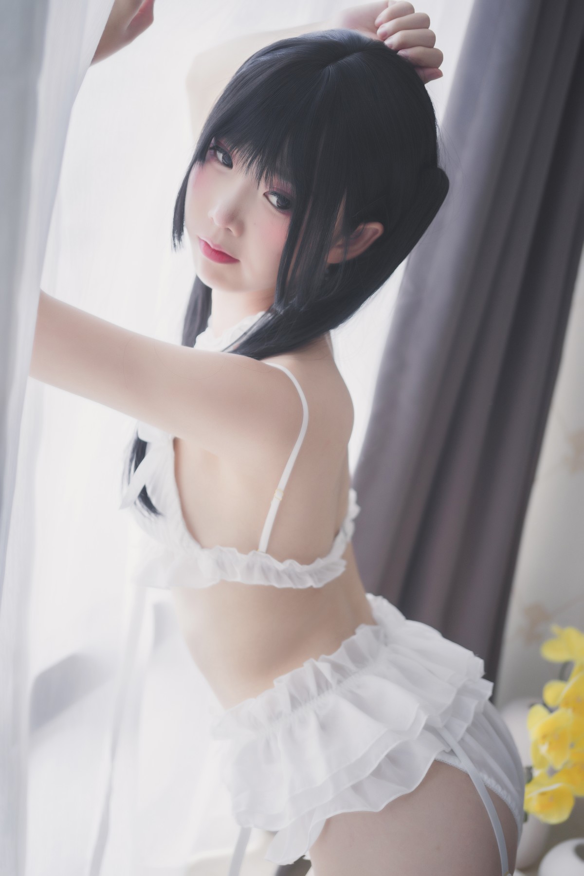 Cosplay 面饼仙儿 脑内少女 白内衣 10