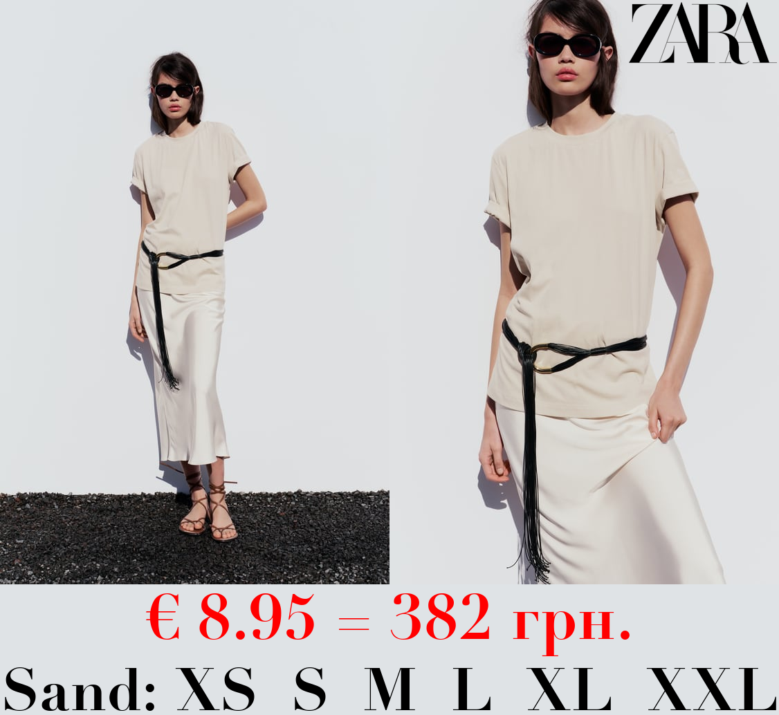 COTTON T-SHIRT WITH ENZYME FINISH