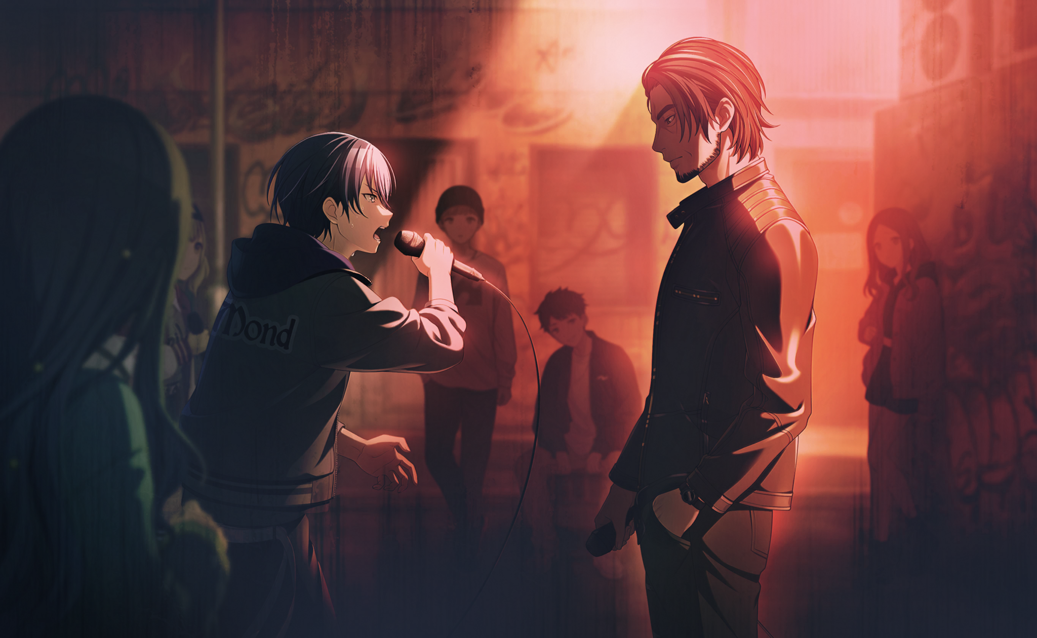 Перевод карты Тойи Аояги "Чтобы узнать разницу между нами и RAD WEEKEND ...