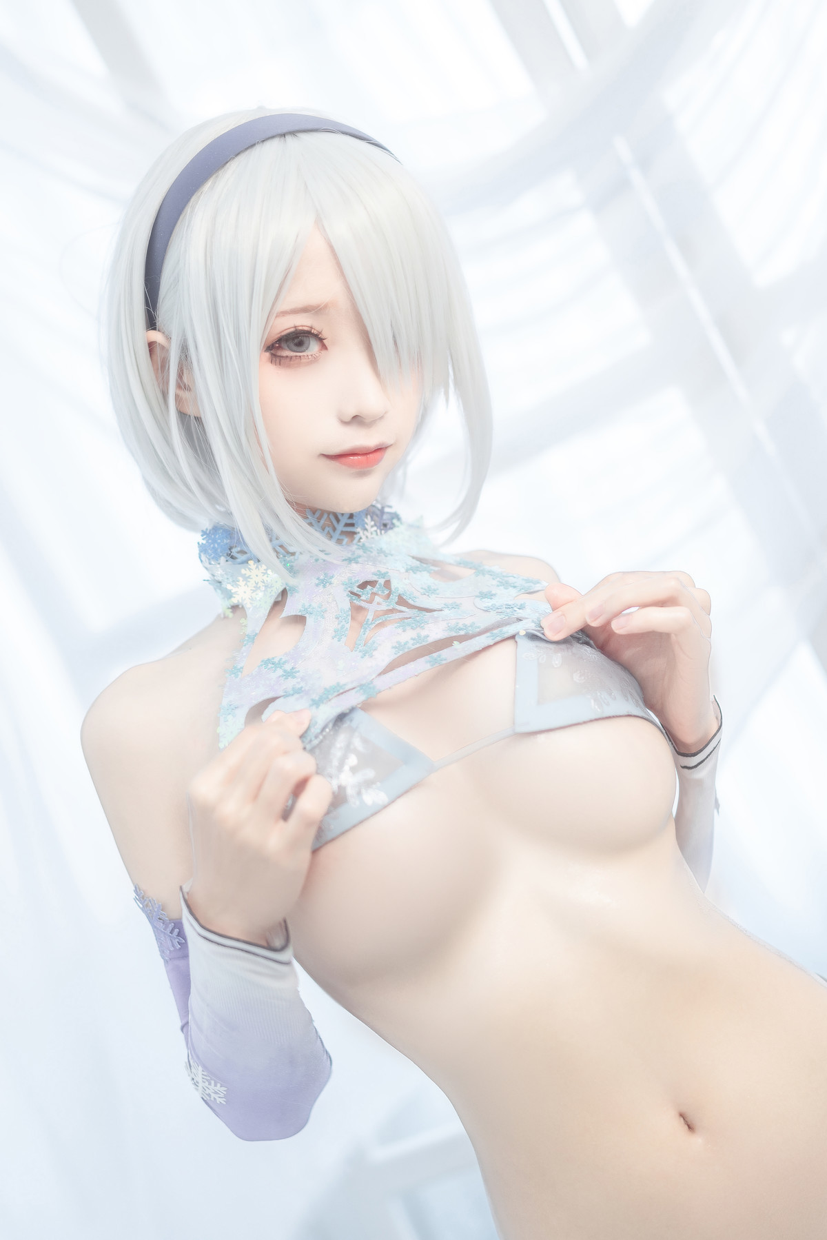 蠢沫沫 Cosplay 2b 冰雪 ice and snow 18