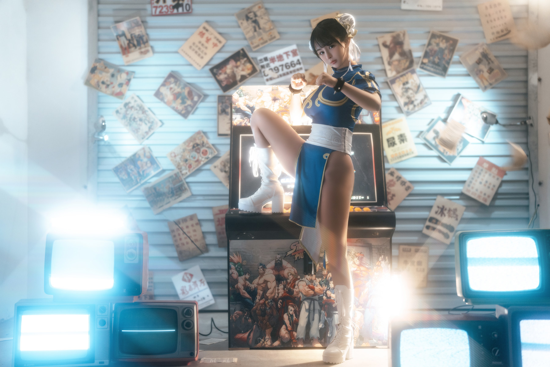 Cosplay 桜井宁宁 电玩春丽 Set.01 14