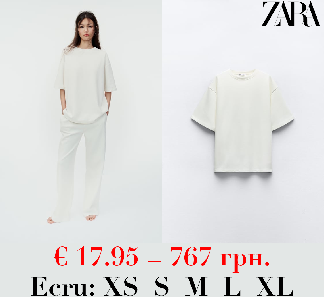 WASHED INTERLOCK T-SHIRT