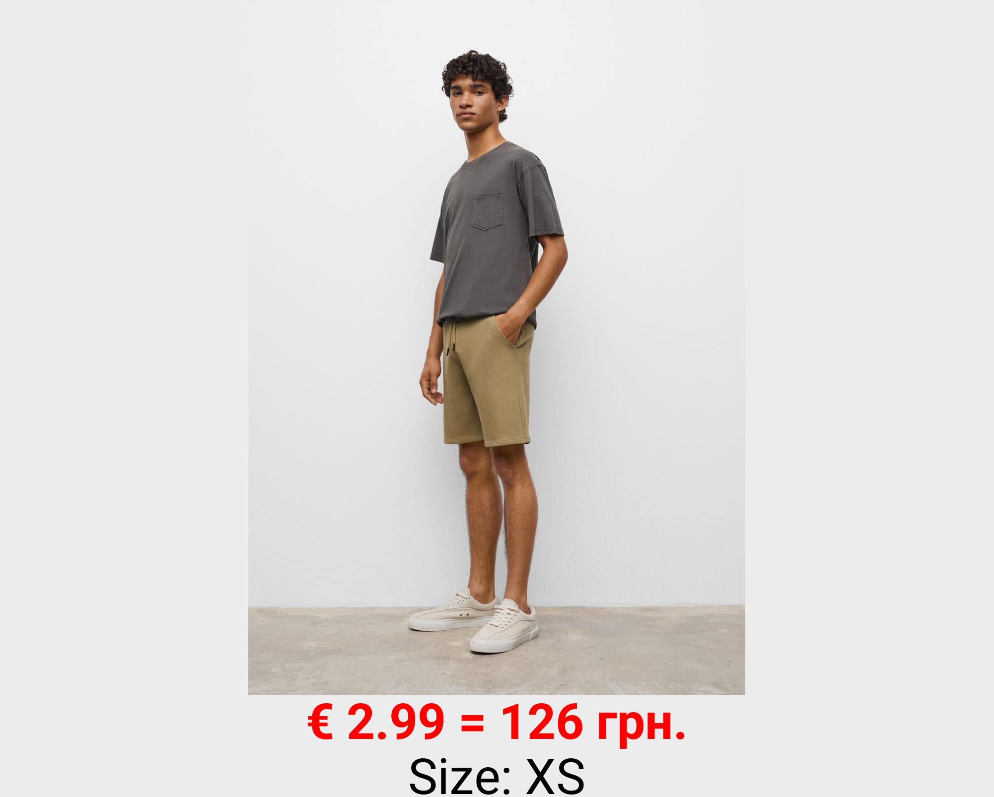 Bermudas algodón cintura elástica