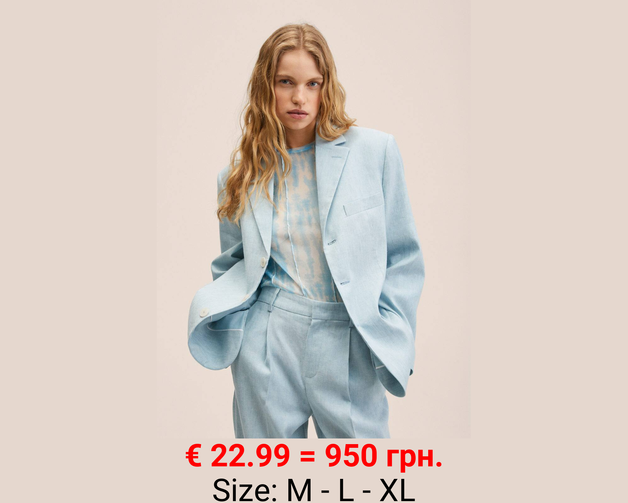 Americana lino oversize