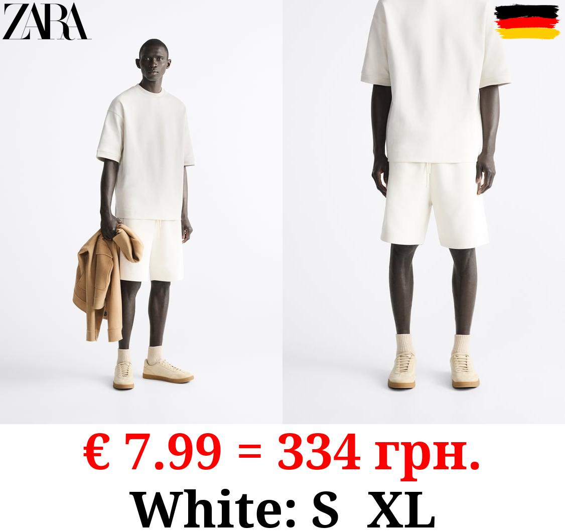 COMPACT JOGGER BERMUDA SHORTS