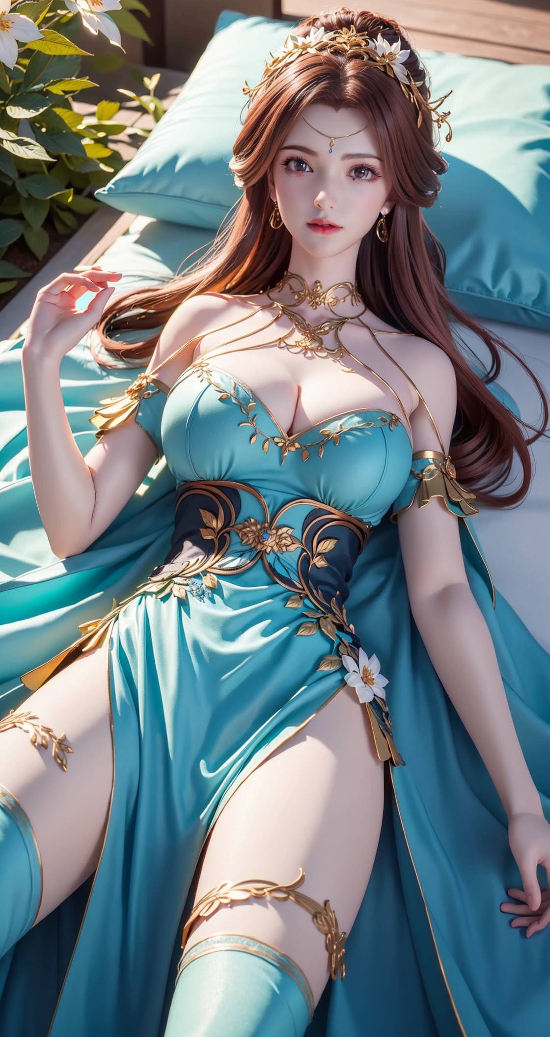 图片[5]-百炼成神-苏灵韵 绿色长裙0401-六色网