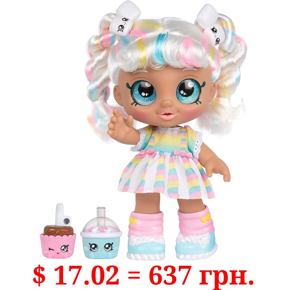 Kindi Kids Snack Time Friends - Pre-School Play Doll, Marsha Mello - for Ages 3+ | Changeable Clothes and Removable Shoes - Fun Play, for Imaginative Kids