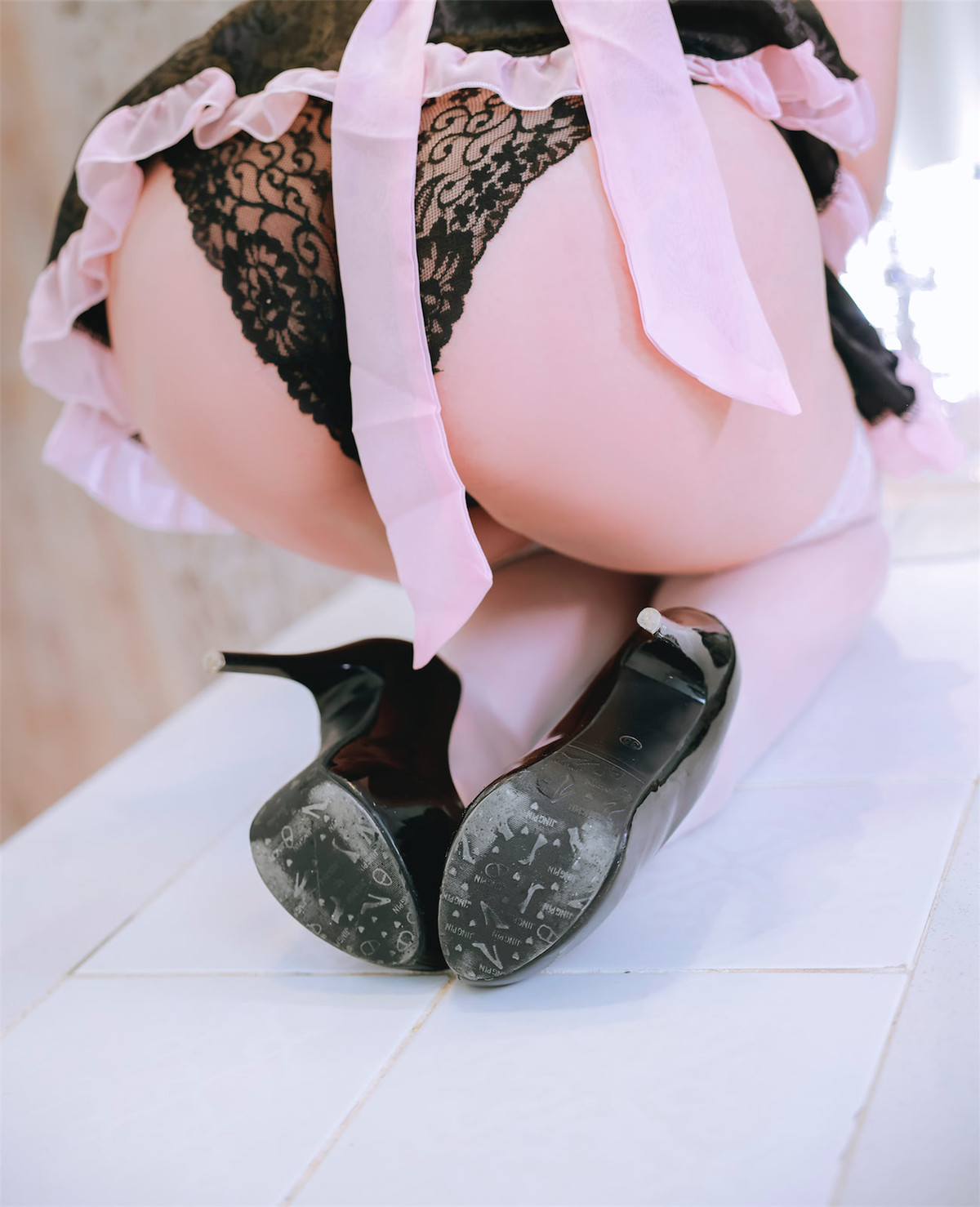 Cosplay 恩田直幸 猫耳黑粉女仆 31