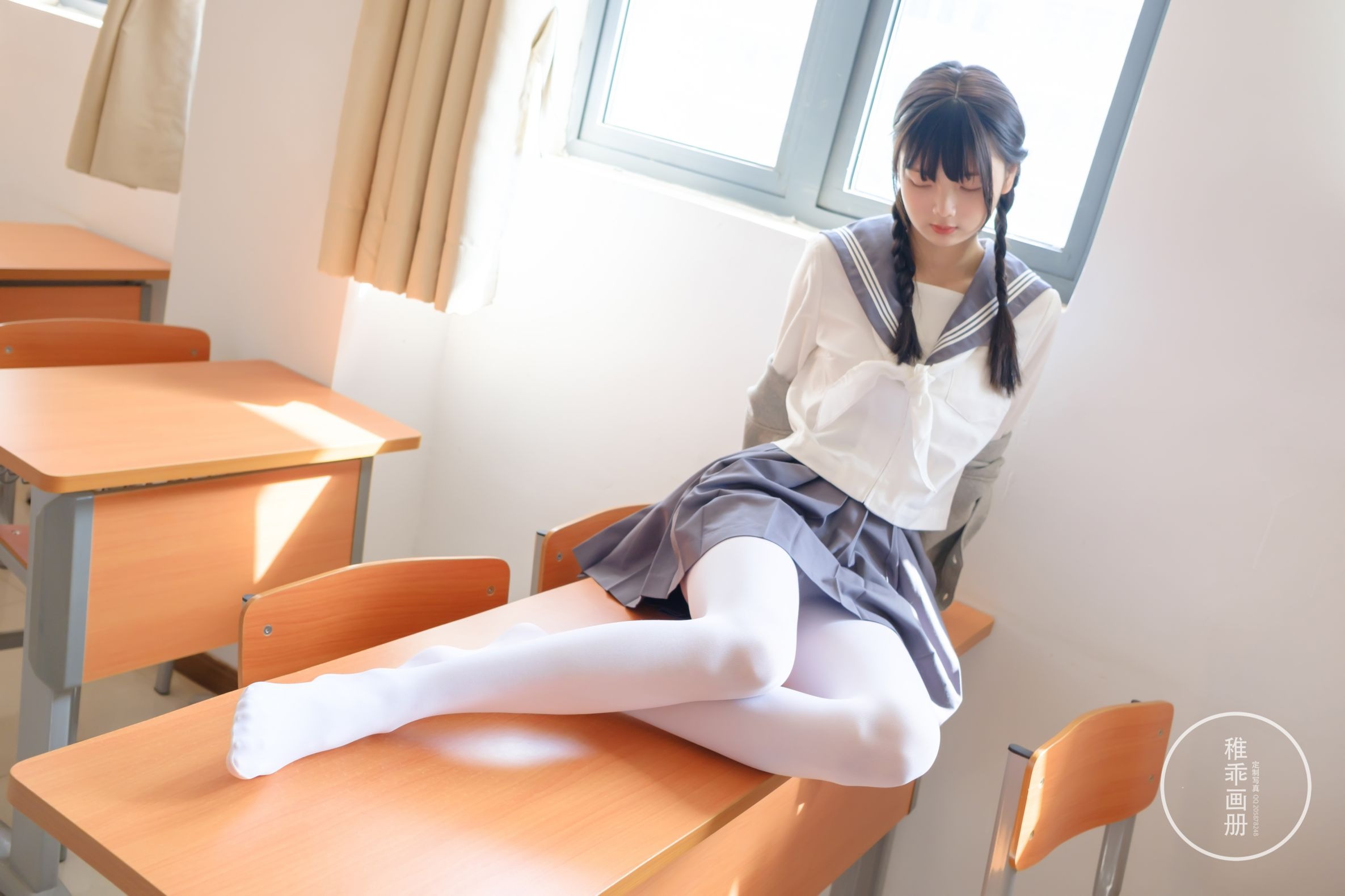 稚乖画册 - NO.05 晴空03 双马尾jk [71P1V-0.99GB] 70