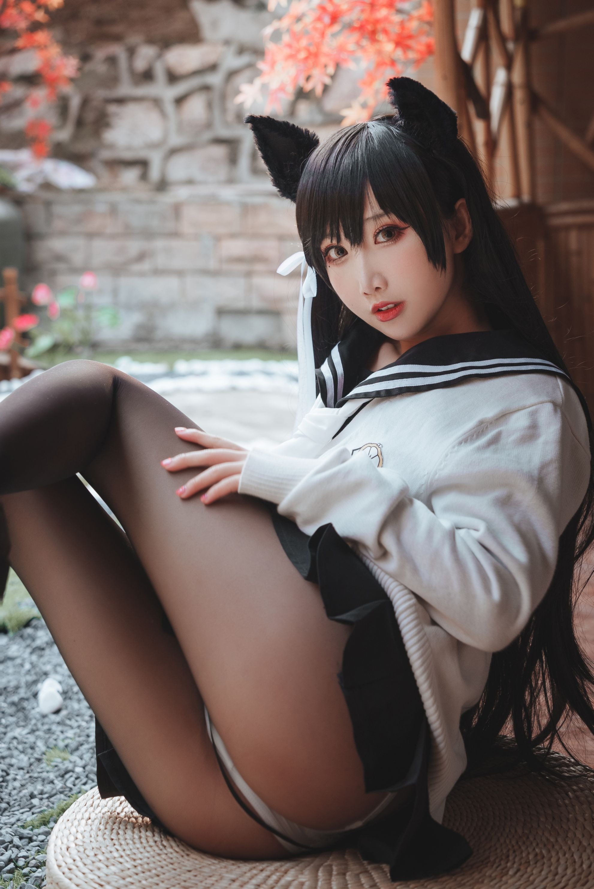 面饼仙儿 爱宕JK2 [47P-1V-529M] 4