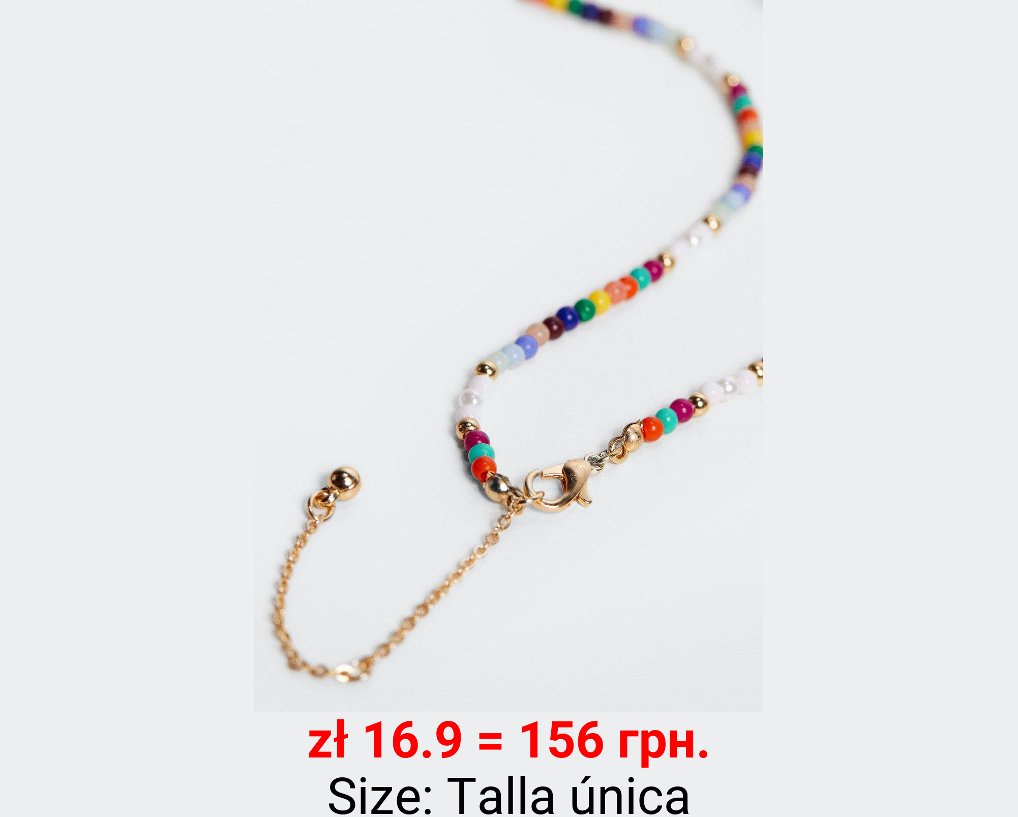 Collar abalorios combinados