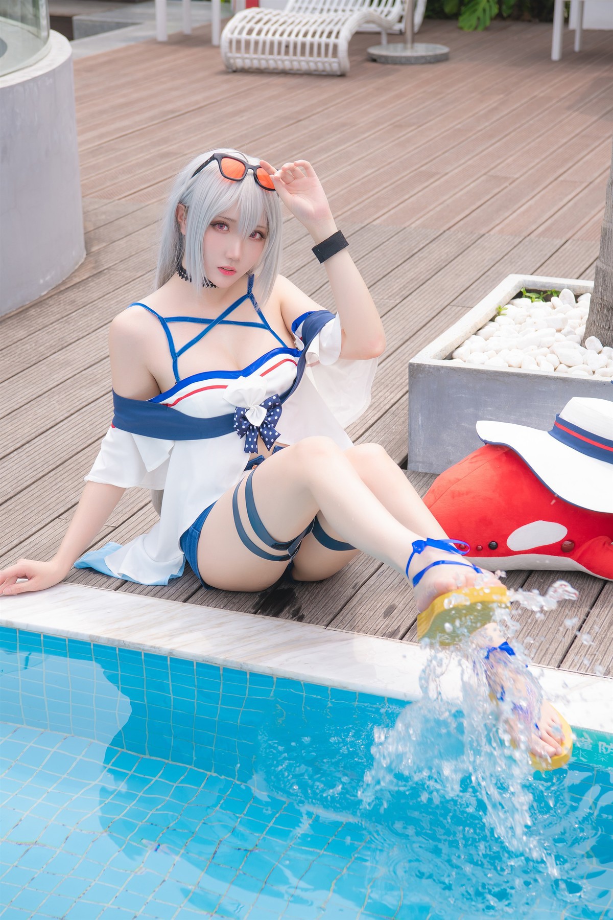 Cosplay 瓜希酱 斯卡蒂 9