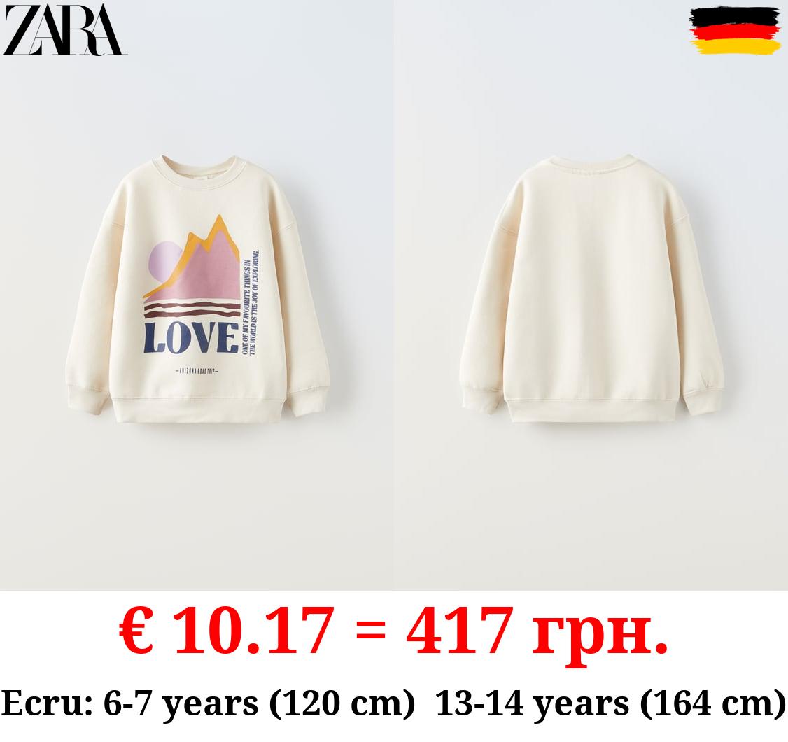 MOUNTAIN PRINT SWEATSHIRT