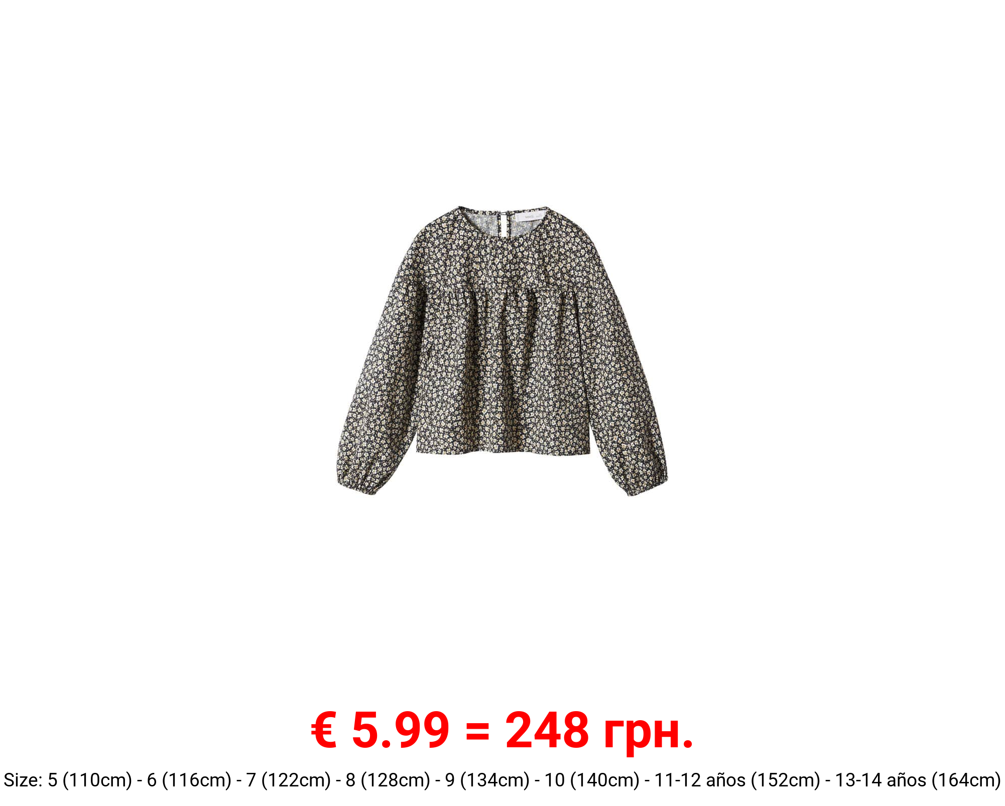 Blusa estampado flores