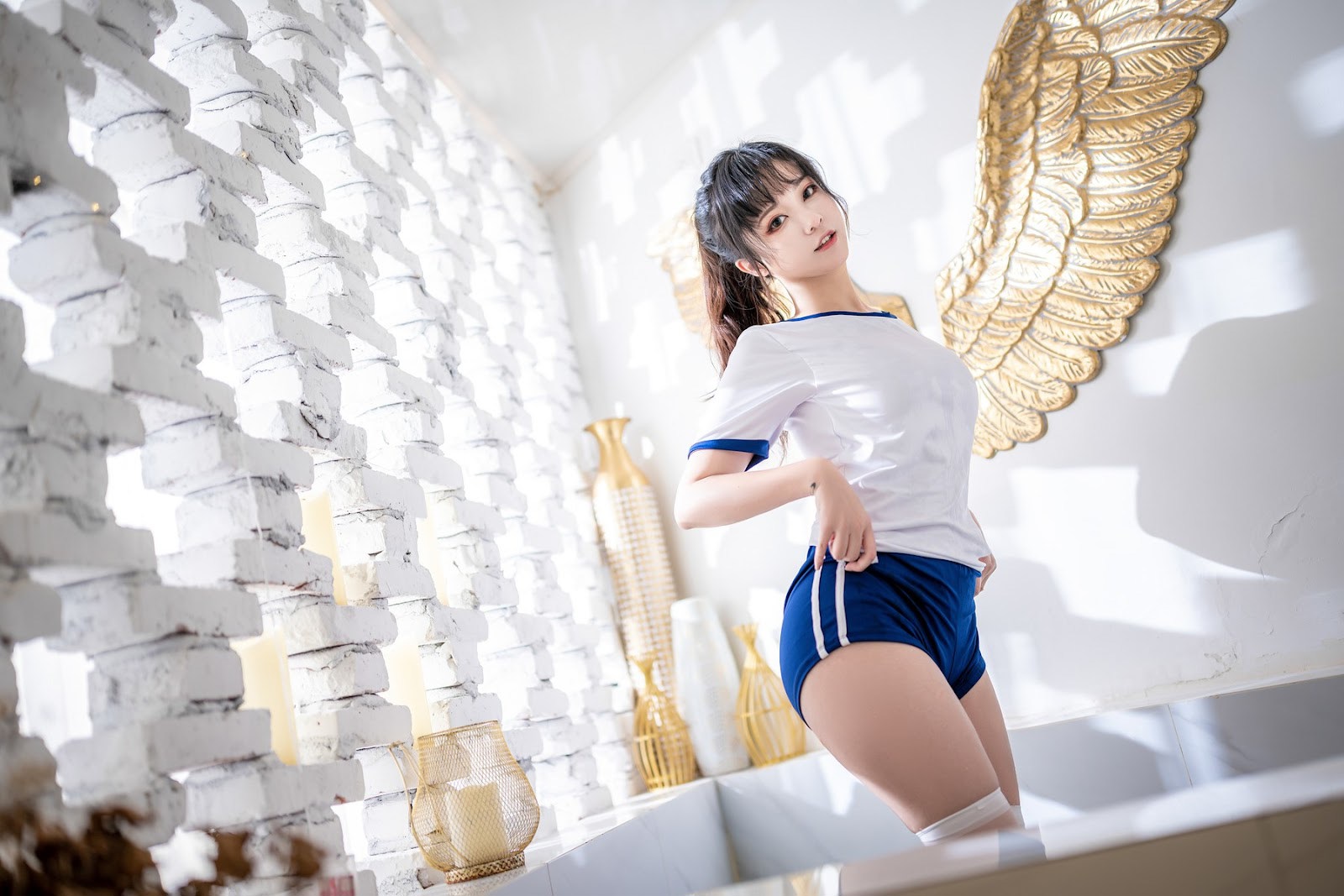 Cosplay 奇行家狗崽 浴场的体操服 43