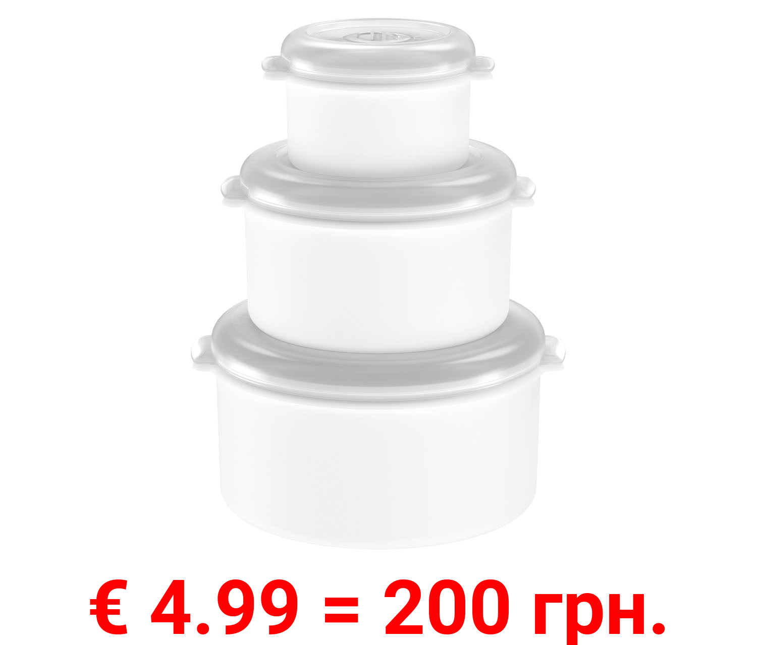 ERNESTO® Mikrowellendosen Set, spülmaschinengeeignet