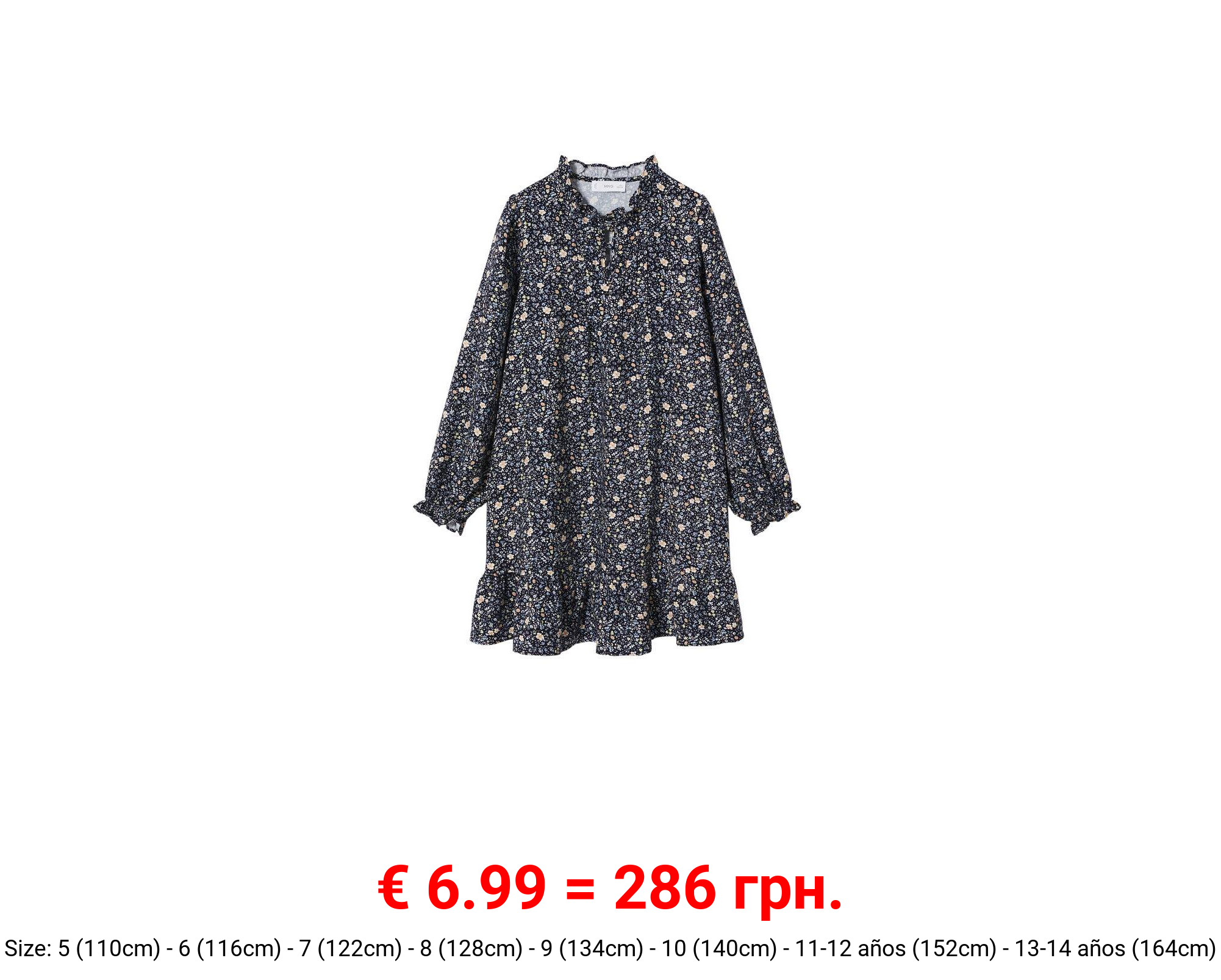 Vestido estampado floral