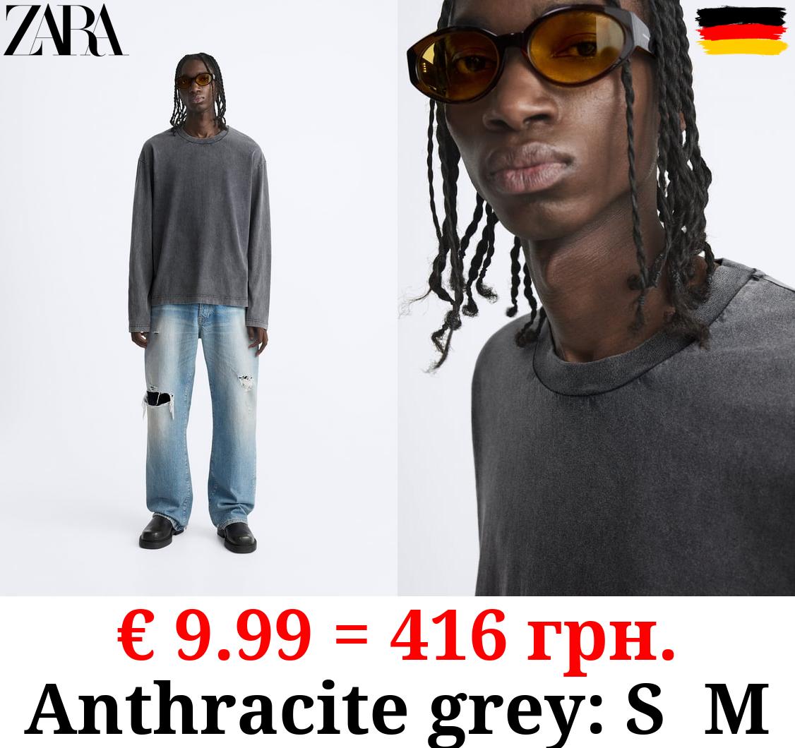 FADED LONG SLEEVE TOP