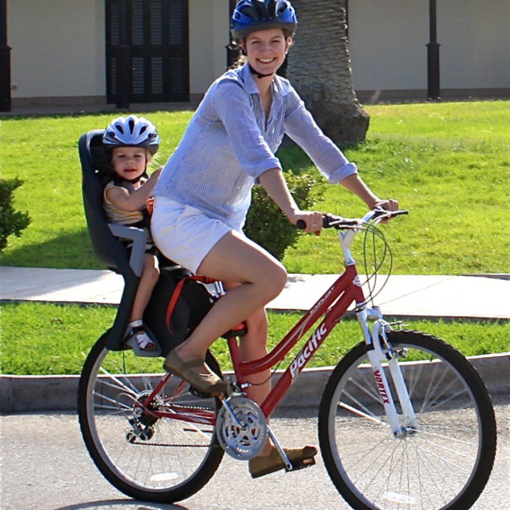 Велосипед с детским сиденьем