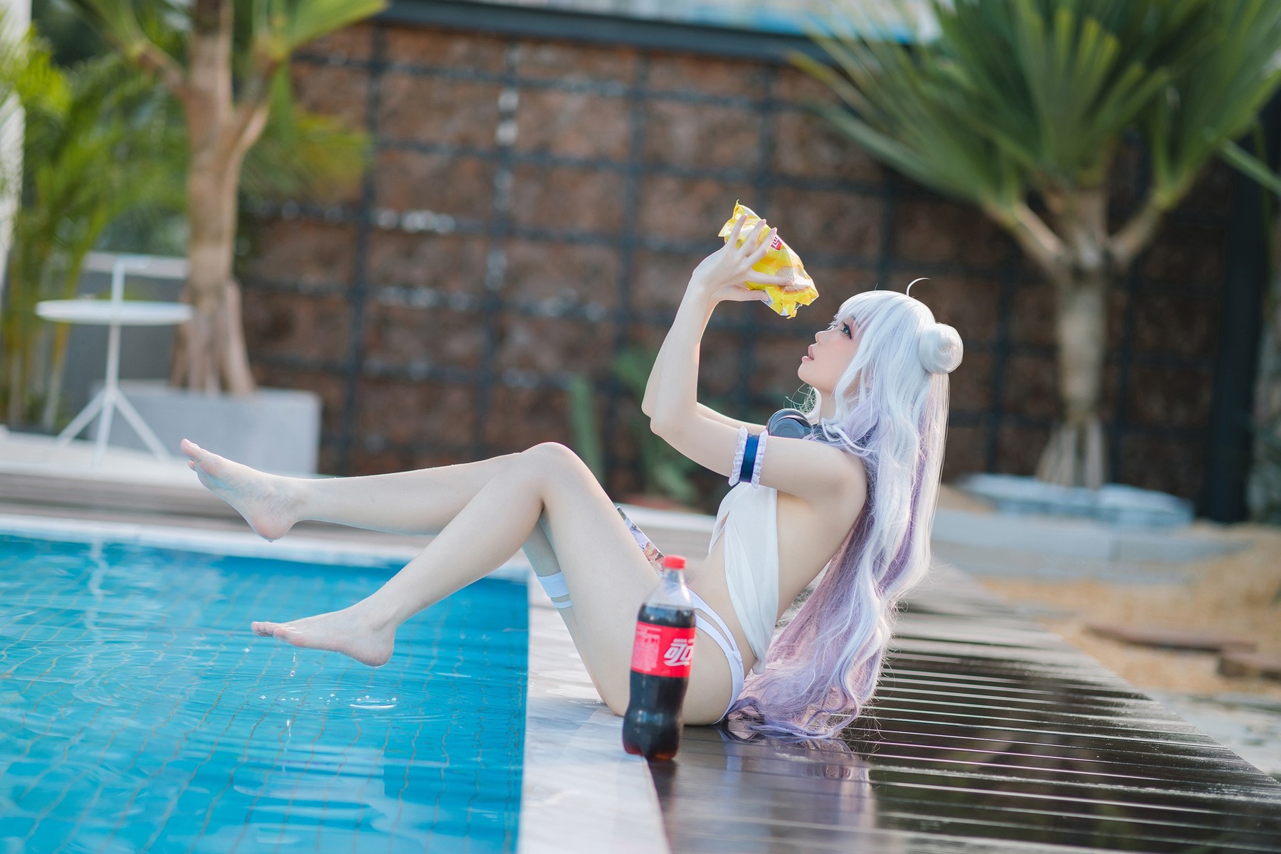 Cosplay 焖焖碳 恶毒泳衣 Vicious Swimsuit 22